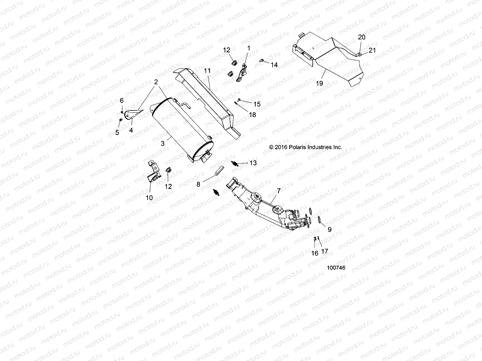 ENGINE | ENGINE, EXHAUST - A17SXA85A1/A7/SXE85AB/AM/AS/A9 (100746)