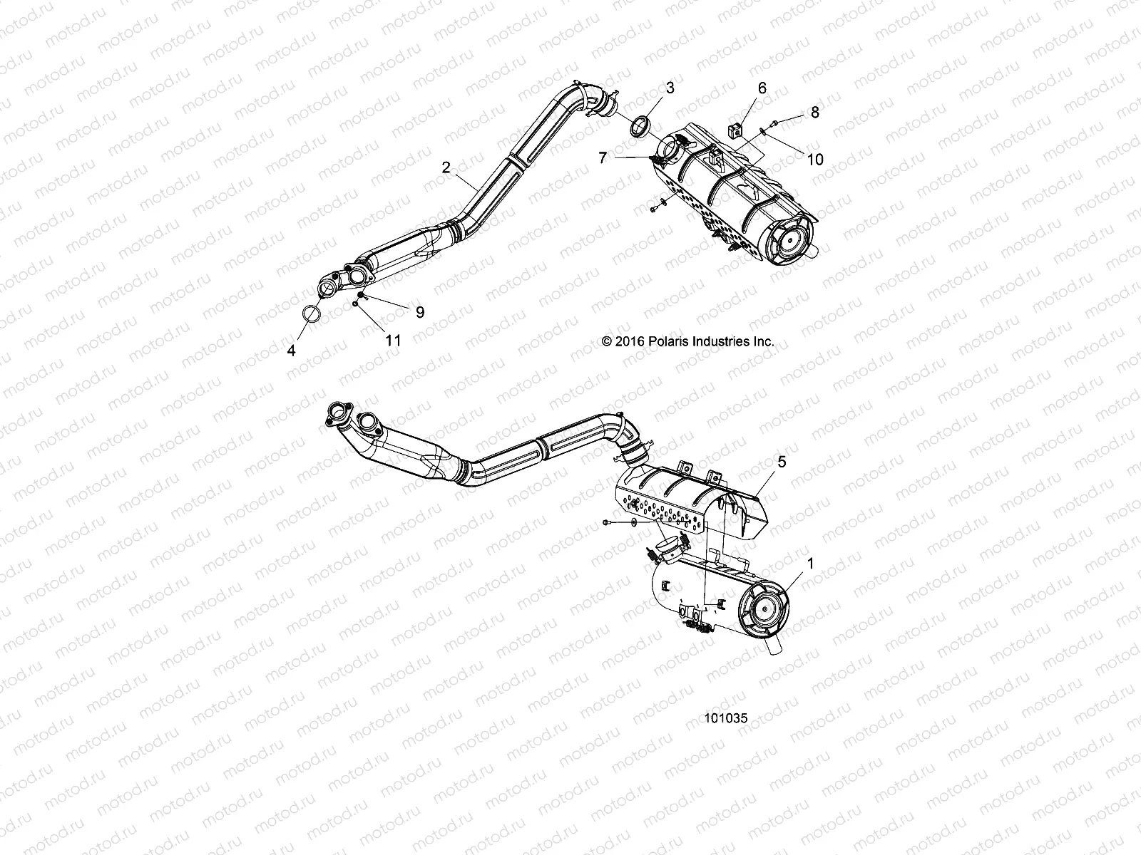 ENGINE | ENGINE, EXHAUST - A18SYE95BU