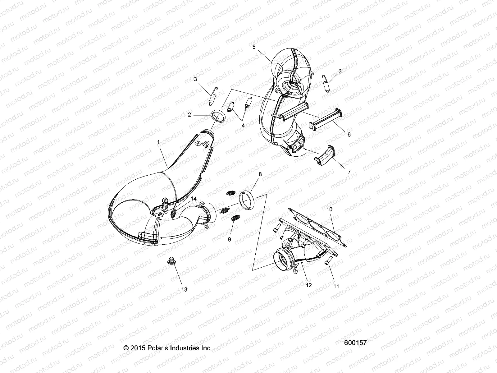 ENGINE | ENGINE, EXHAUST - S20CBA6GSL (600157)