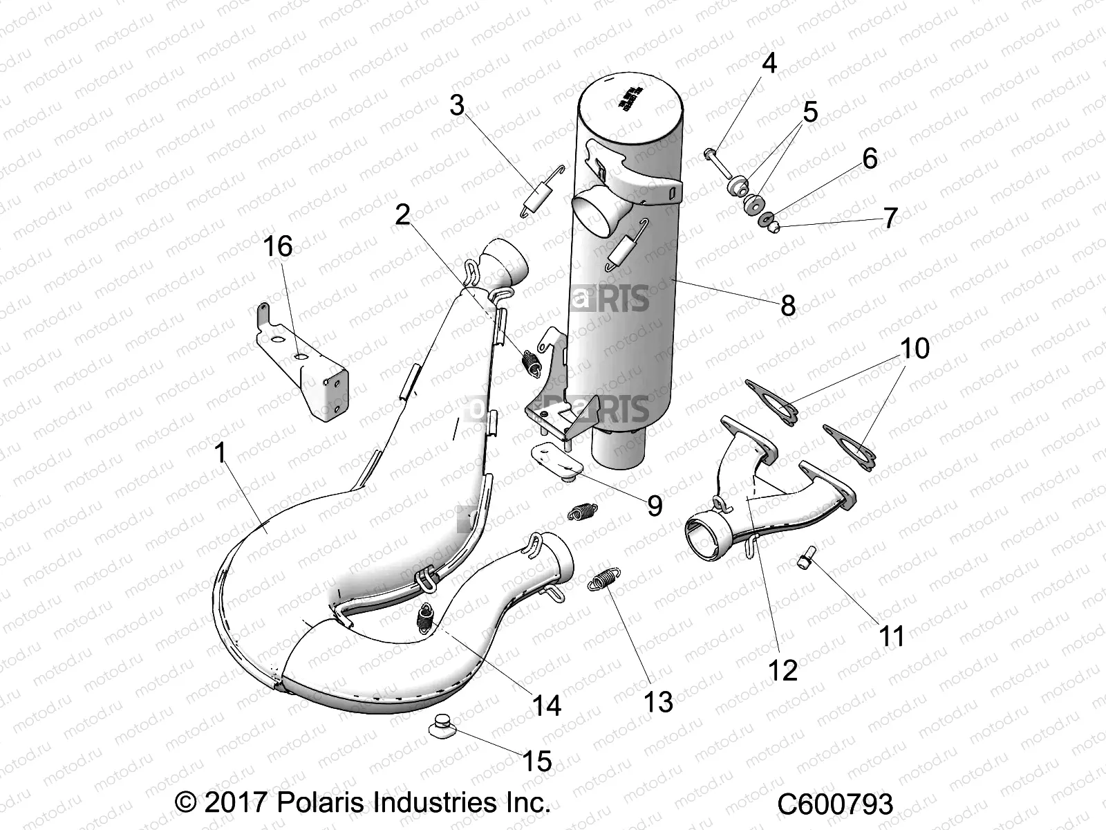 ENGINE | ENGINE, EXHAUST - S20CEU5BSA/BSL/BEL (C600793)