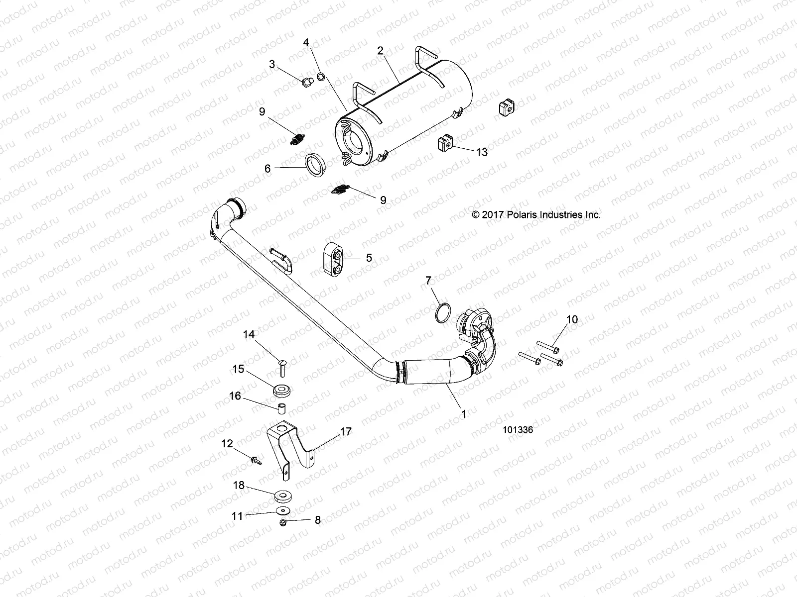 ENGINE | ENGINE, EXHAUST SYSTEM - A17DAE57AM