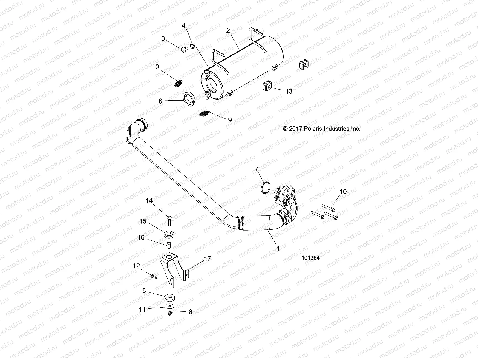 ENGINE | ENGINE, EXHAUST SYSTEM - A19DAE57A4