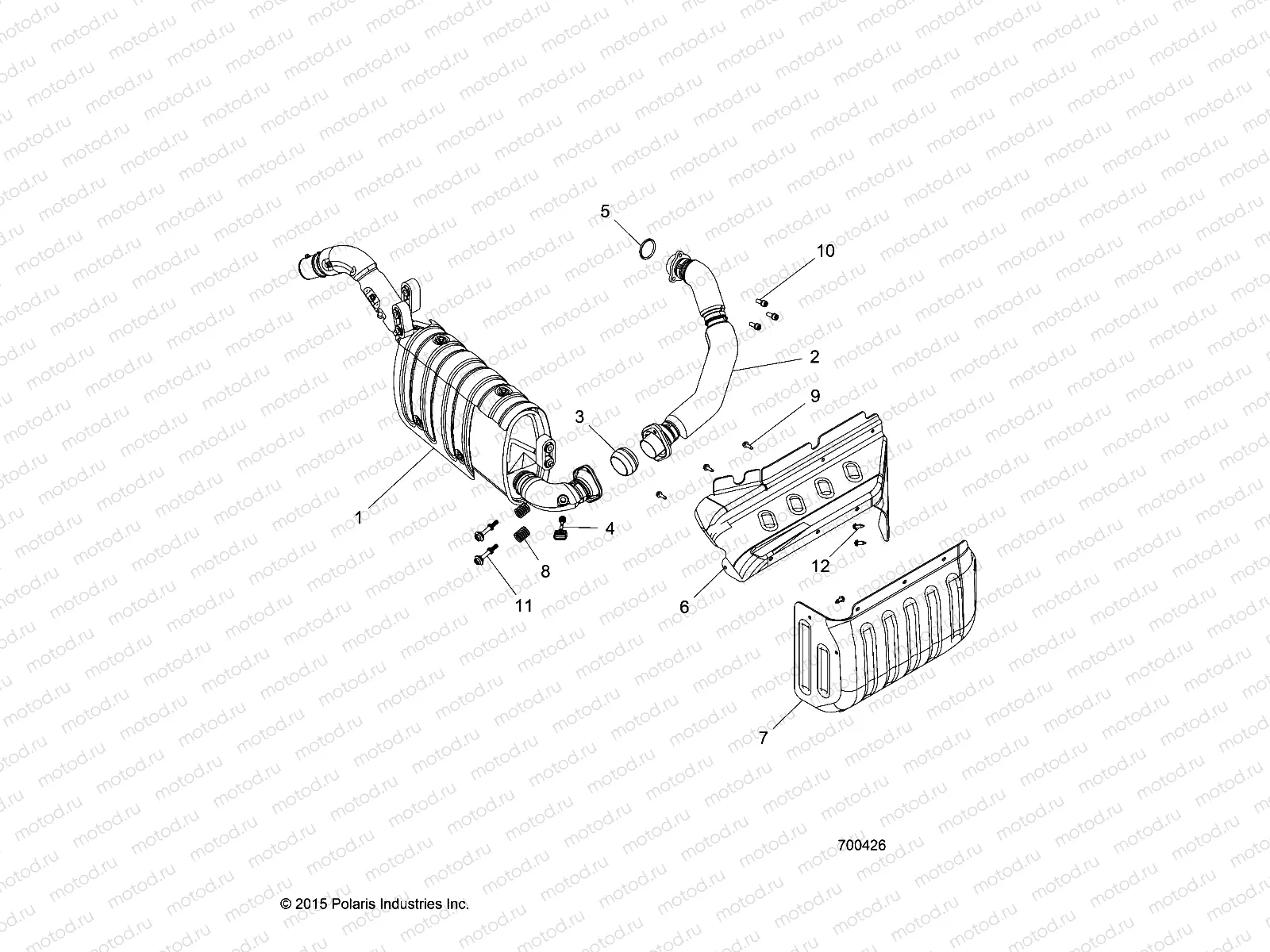 ENGINE | ENGINE, EXHAUST SYSTEM - R16RVA57A1/B1/E57A9/B9 (700426)