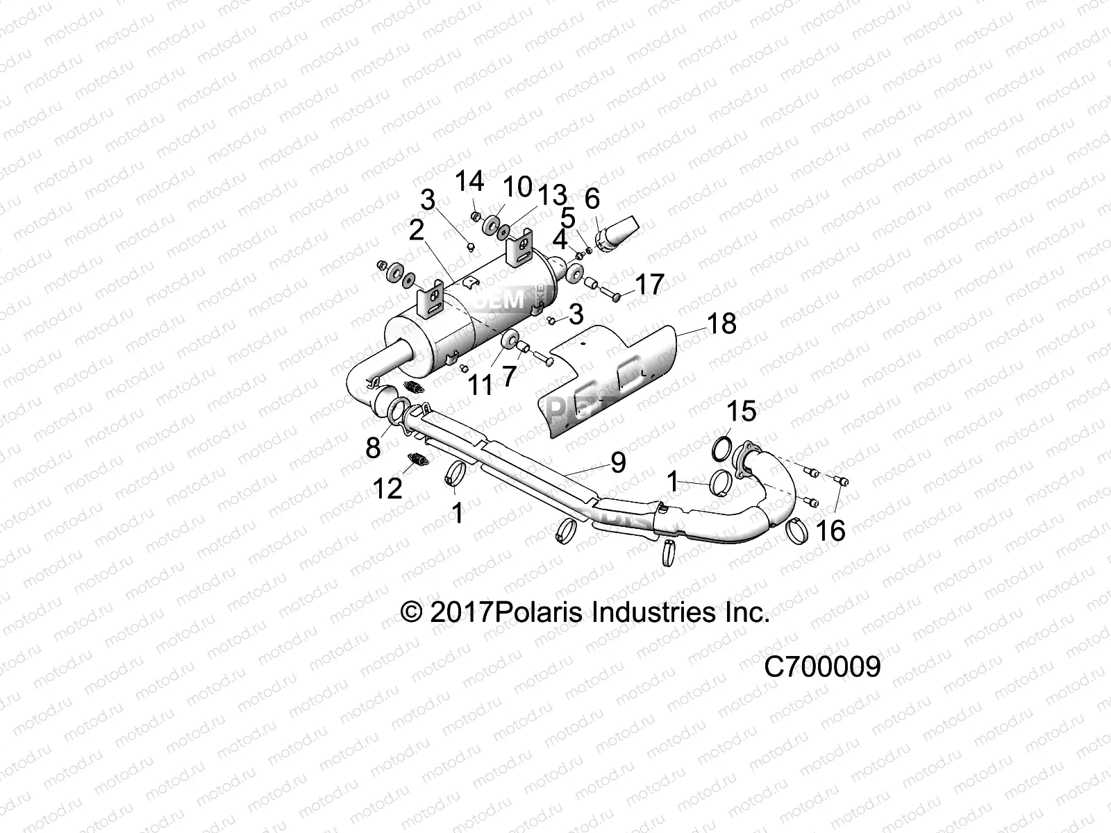 ENGINE | ENGINE, EXHAUST SYSTEM - R19RDA57A1/B1 (C700009)