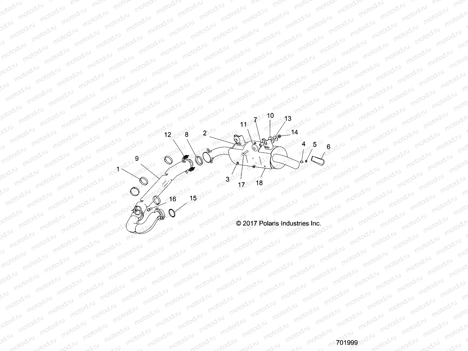 ENGINE | ENGINE, EXHAUST SYSTEM - R20MAA50J7 (701999)