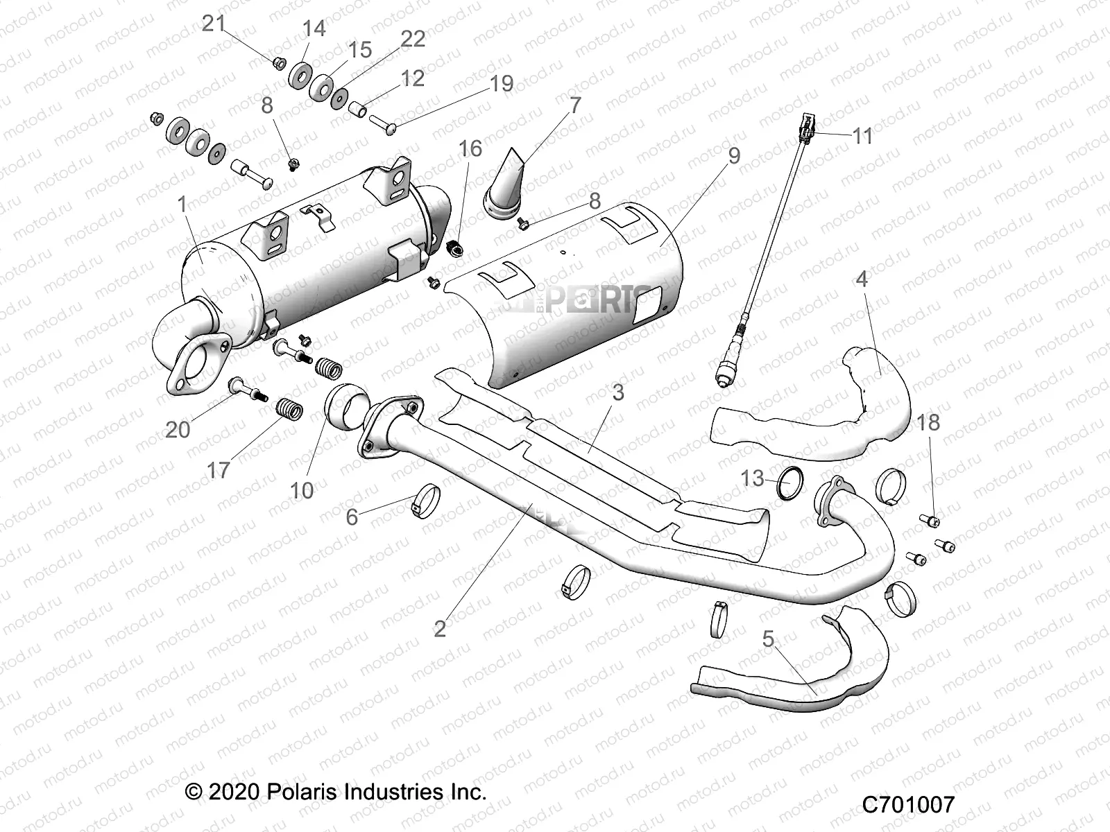 ENGINE | ENGINE, EXHAUST SYSTEM - R21MAA57F1/F9/SF1/F9/C1/C9/CK (C701007)