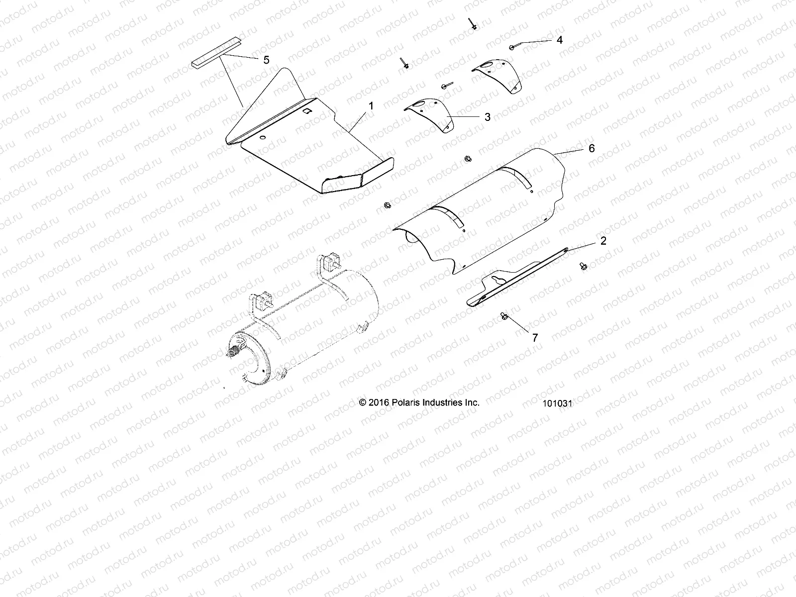 ENGINE | ENGINE, EXHAUST SYSTEM, SHIELDS - A17DAA50A7