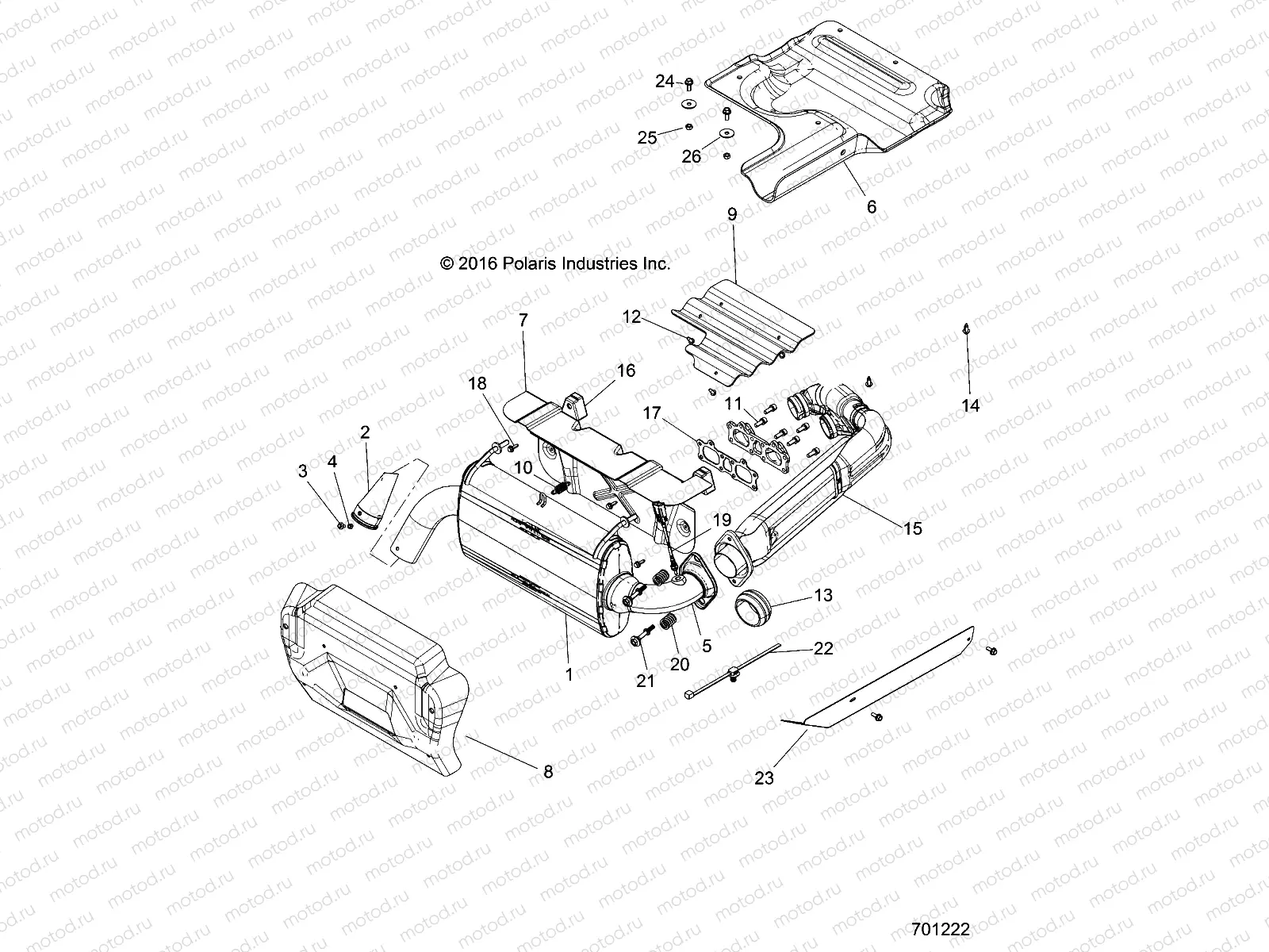 ENGINE | ENGINE, EXHAUST SYSTEM - Z15VDE99AT/AL/AV/AW/LP/EW/AO/AP/AZ/NV/NW/K99AA/AU (701222)