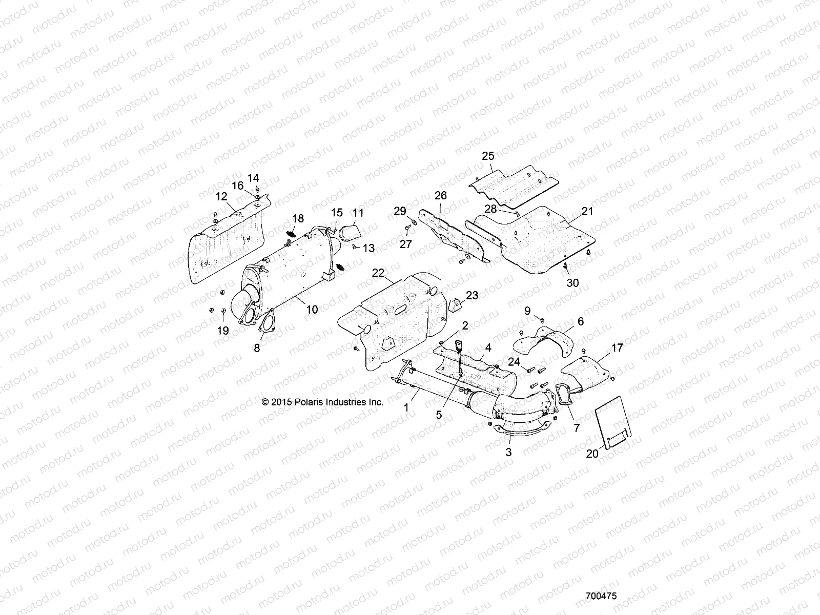 ENGINE | ENGINE, EXHAUST SYSTEM - Z16VDE92NH/NW (700475)