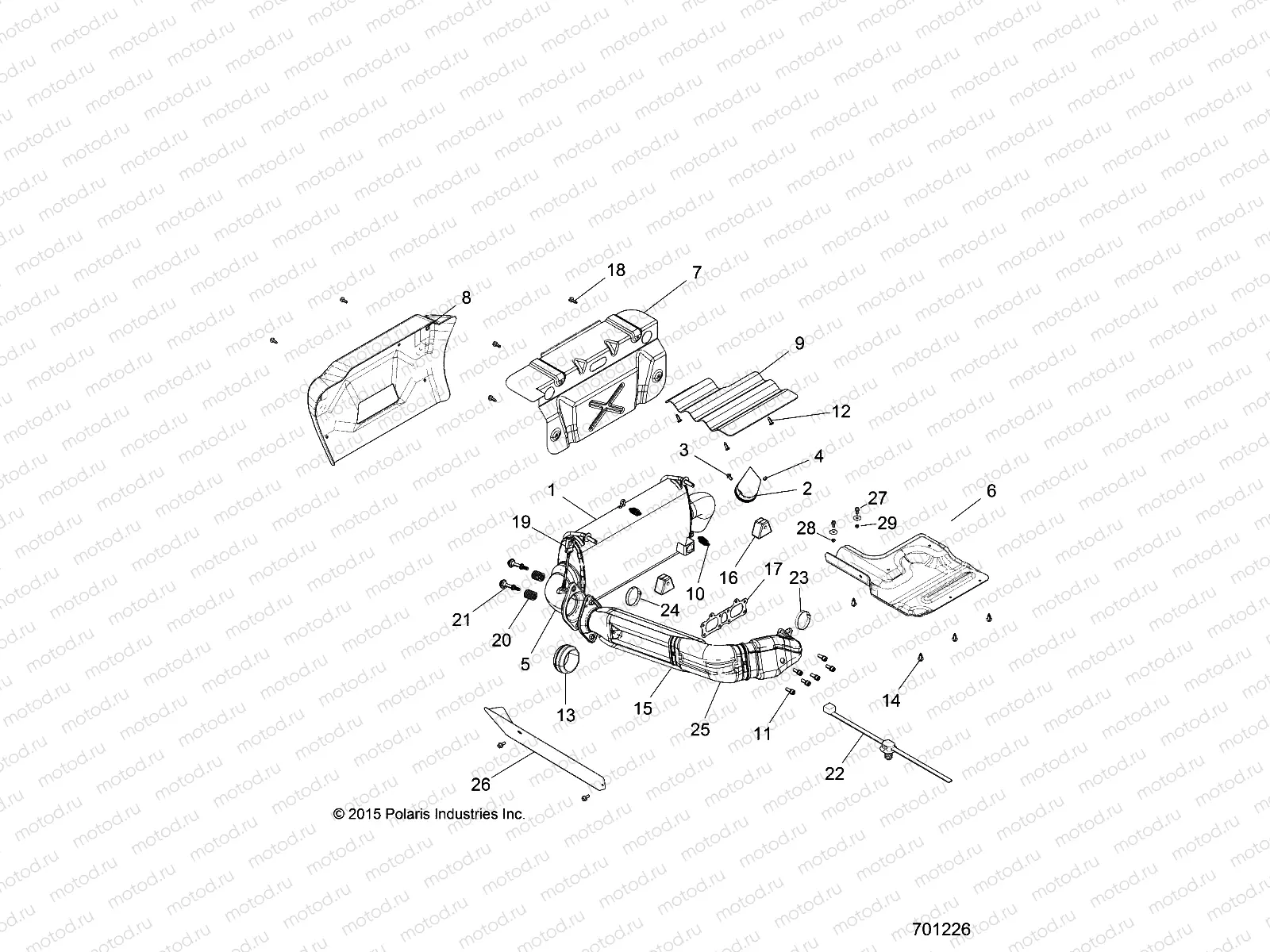 ENGINE | ENGINE, EXHAUST SYSTEM - Z16VDE99FM/NM (701226)