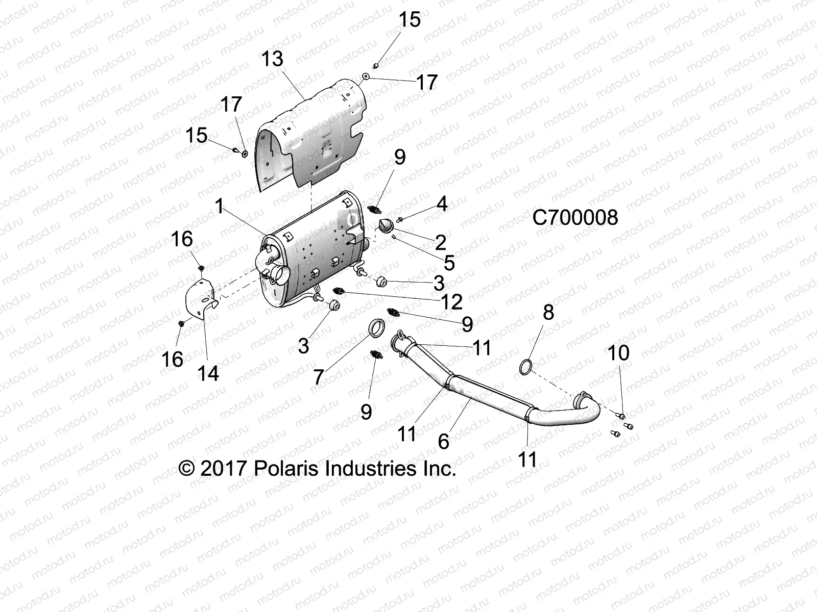 ENGINE | ENGINE, EXHAUST SYSTEM - Z18VHA57B2 (C700008)