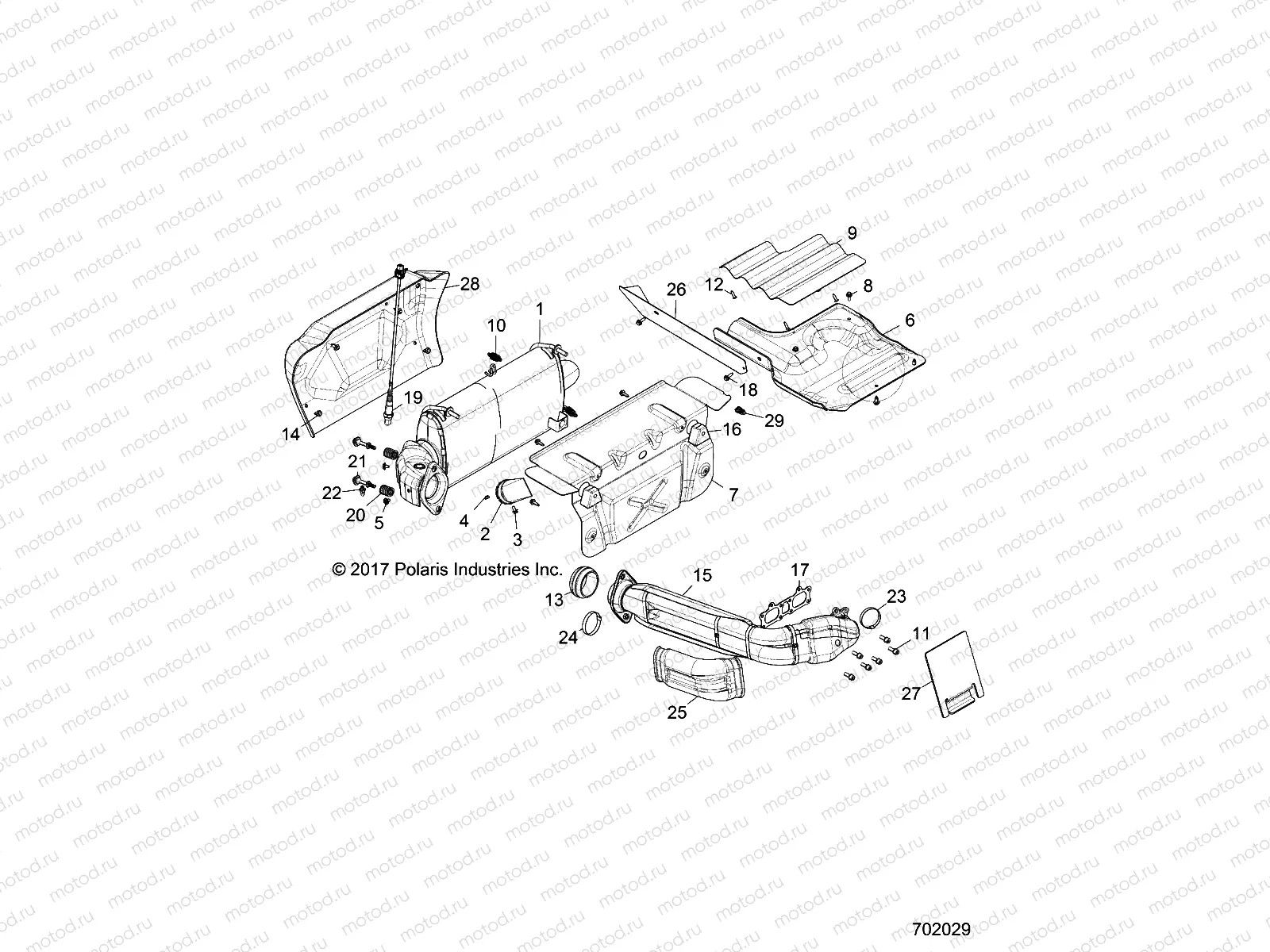 ENGINE | ENGINE, EXHAUST SYSTEM - Z19VFE99NK (702029)