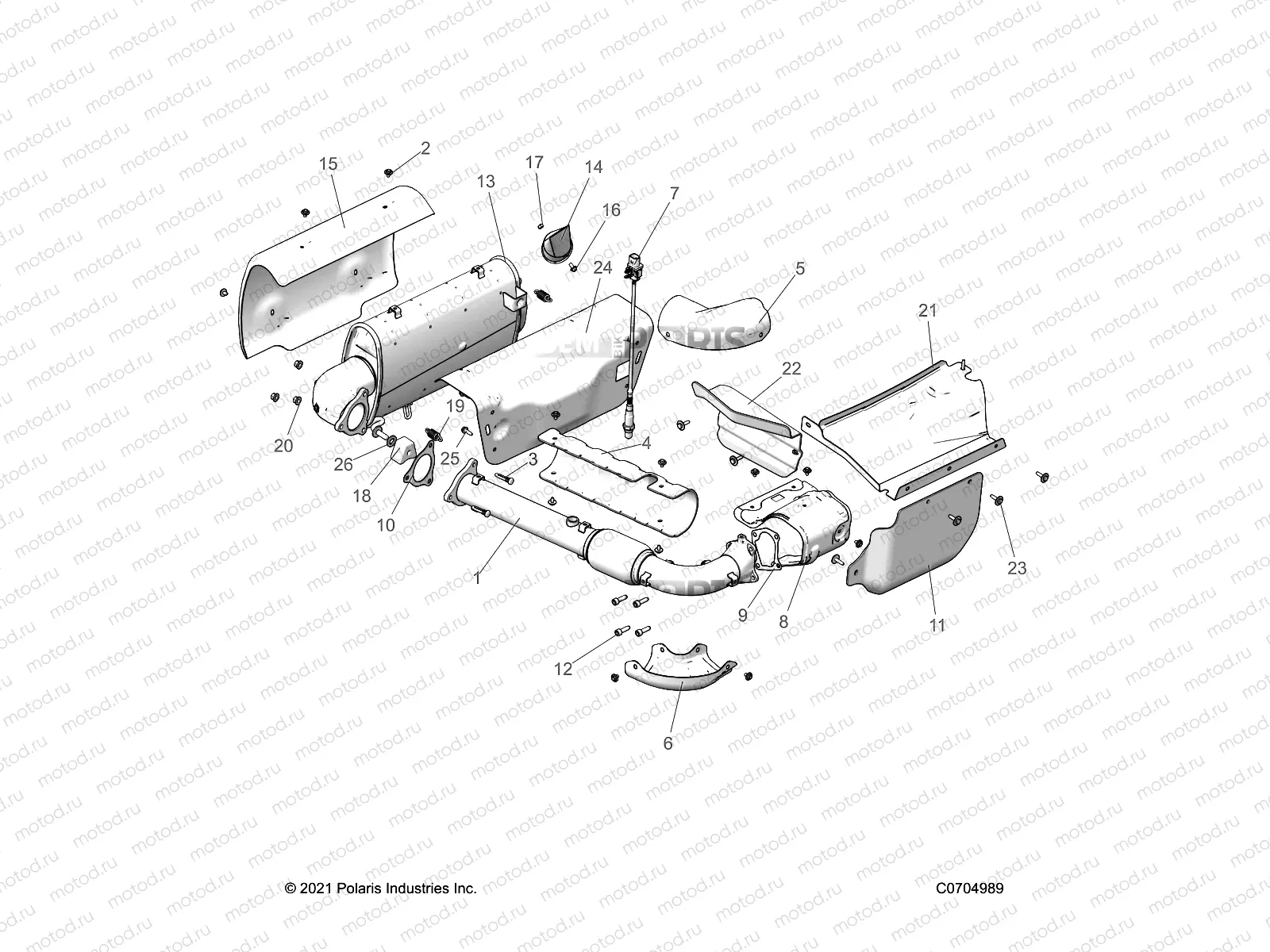 ENGINE | ENGINE, EXHAUST SYSTEM - Z23G4C92AL/BL (C0704989)