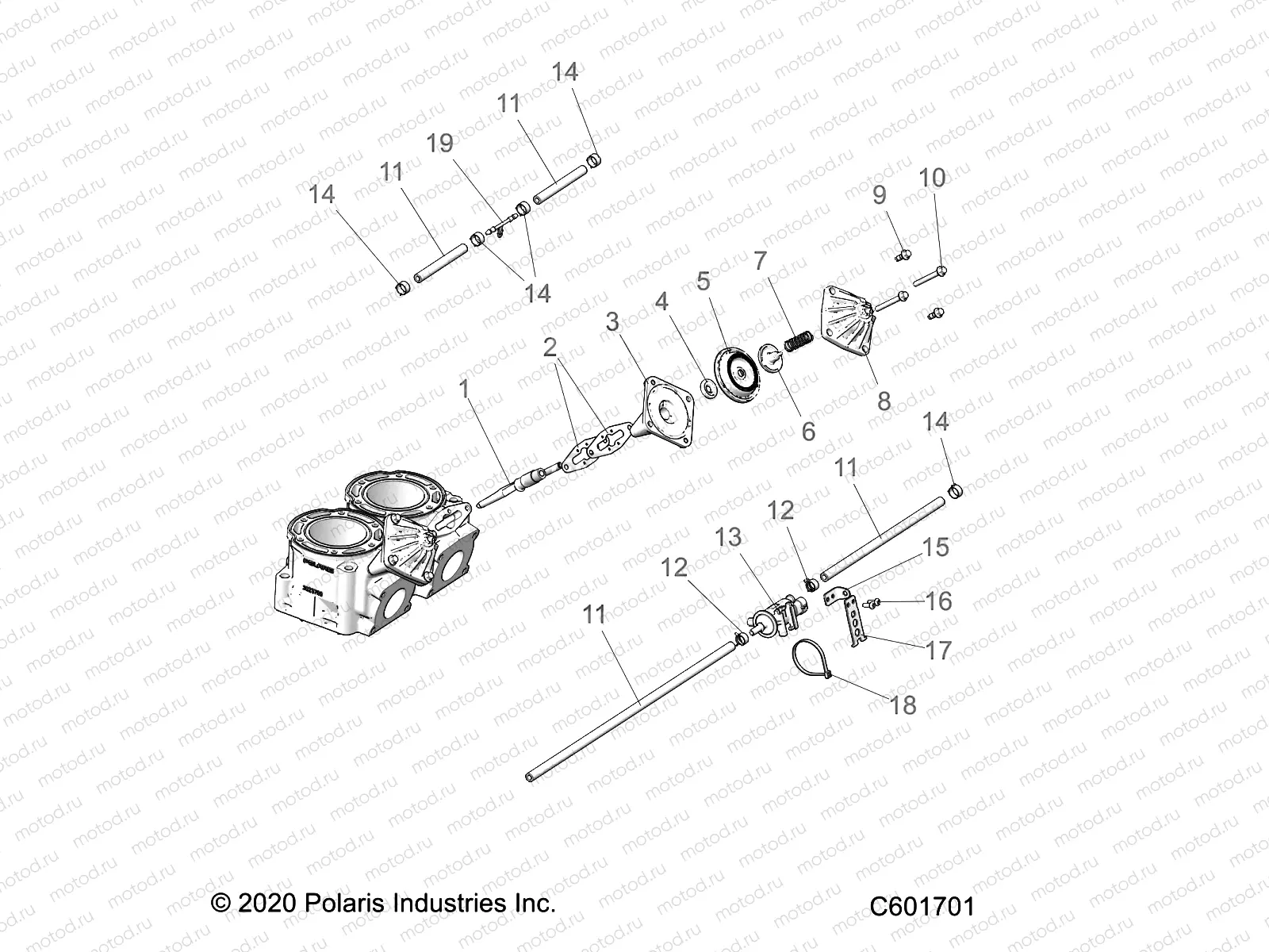 ENGINE | ENGINE, EXHAUST VALVES and SOLENOID - S21MDX6DSA/6DEA (C601701)