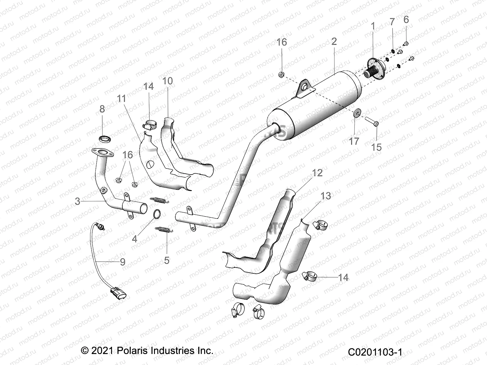 ENGINE | ENGINE, EXHAUST - Z22HCB18D2 (C0201103-1)