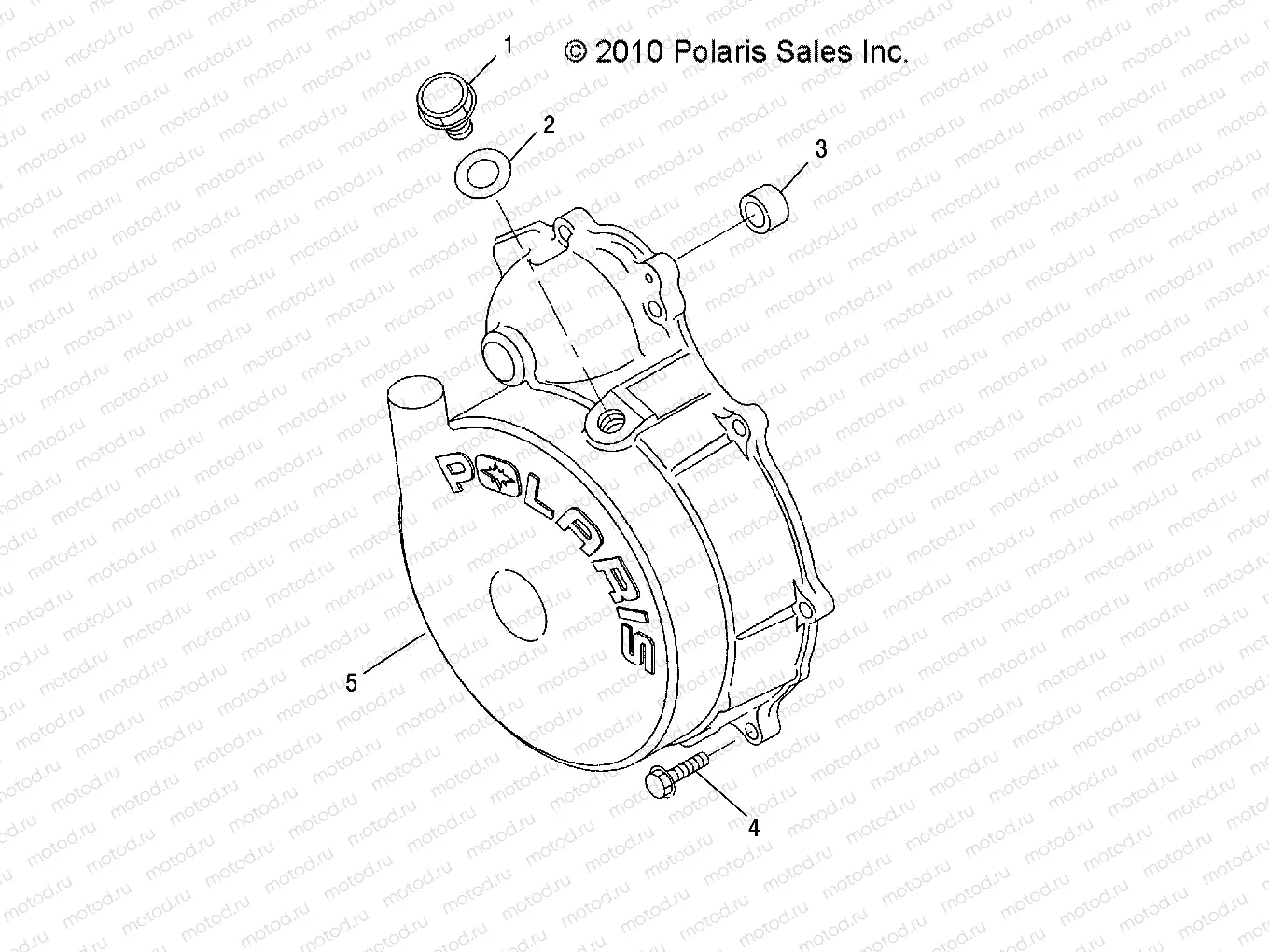 ENGINE | ENGINE, FLYWHEEL COVER - A12DH50AX/AZ (49RGRFLYWHEELCVR11500EFI)