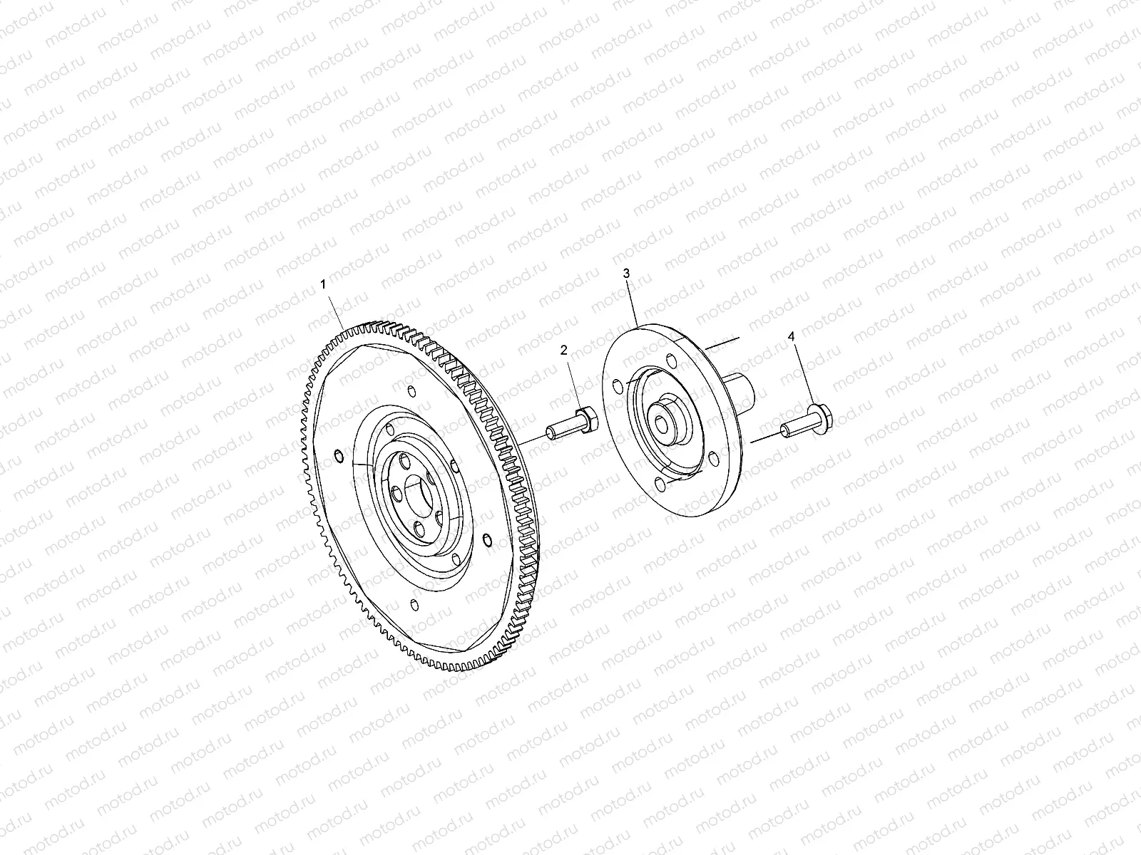 ENGINE | ENGINE, FLYWHEEL - R15RTAD1AA/EA/ED1EA (49RGRFLYWHEEL15DSL)