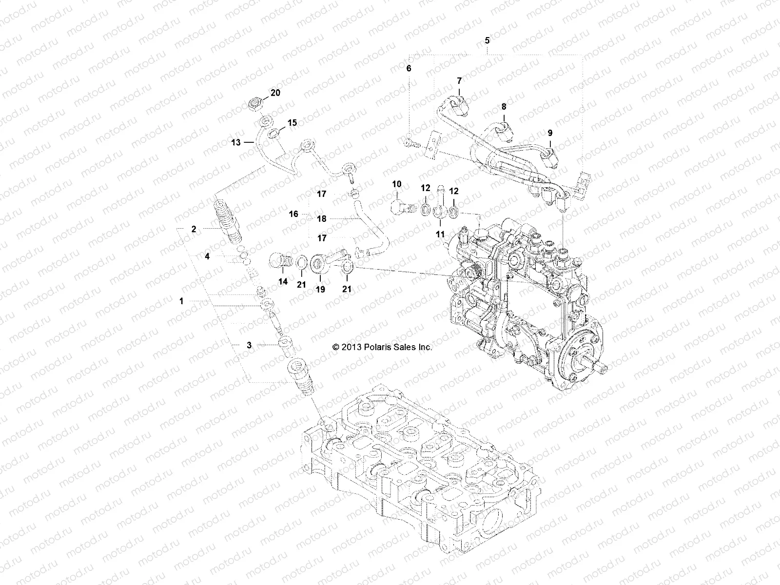 ENGINE | ENGINE, FUEL INJECTION VALVE - R141D9JDA/2D9JDA (49BRUTUSVALVE13)