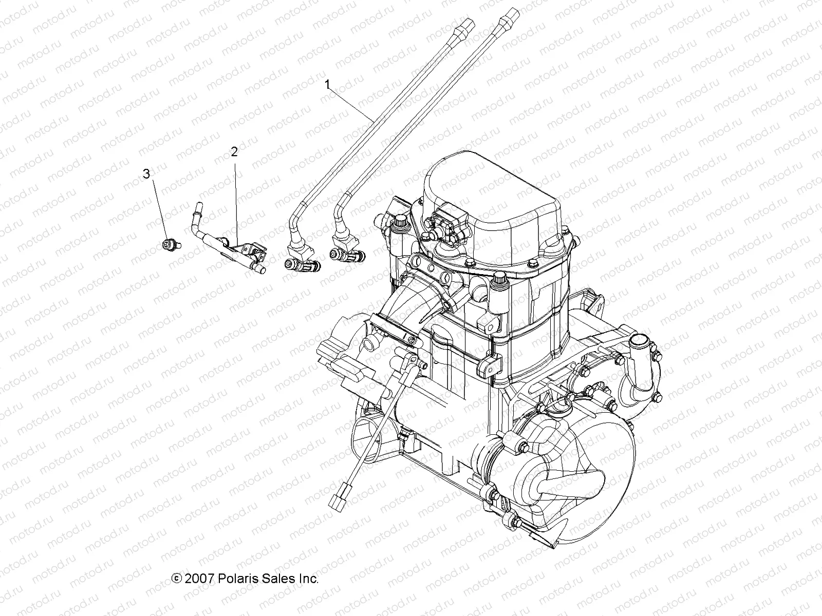 ENGINE | ENGINE, FUEL INJECTOR - R08VH76AD/AG (49ATVFUELINJECT08VISTA)