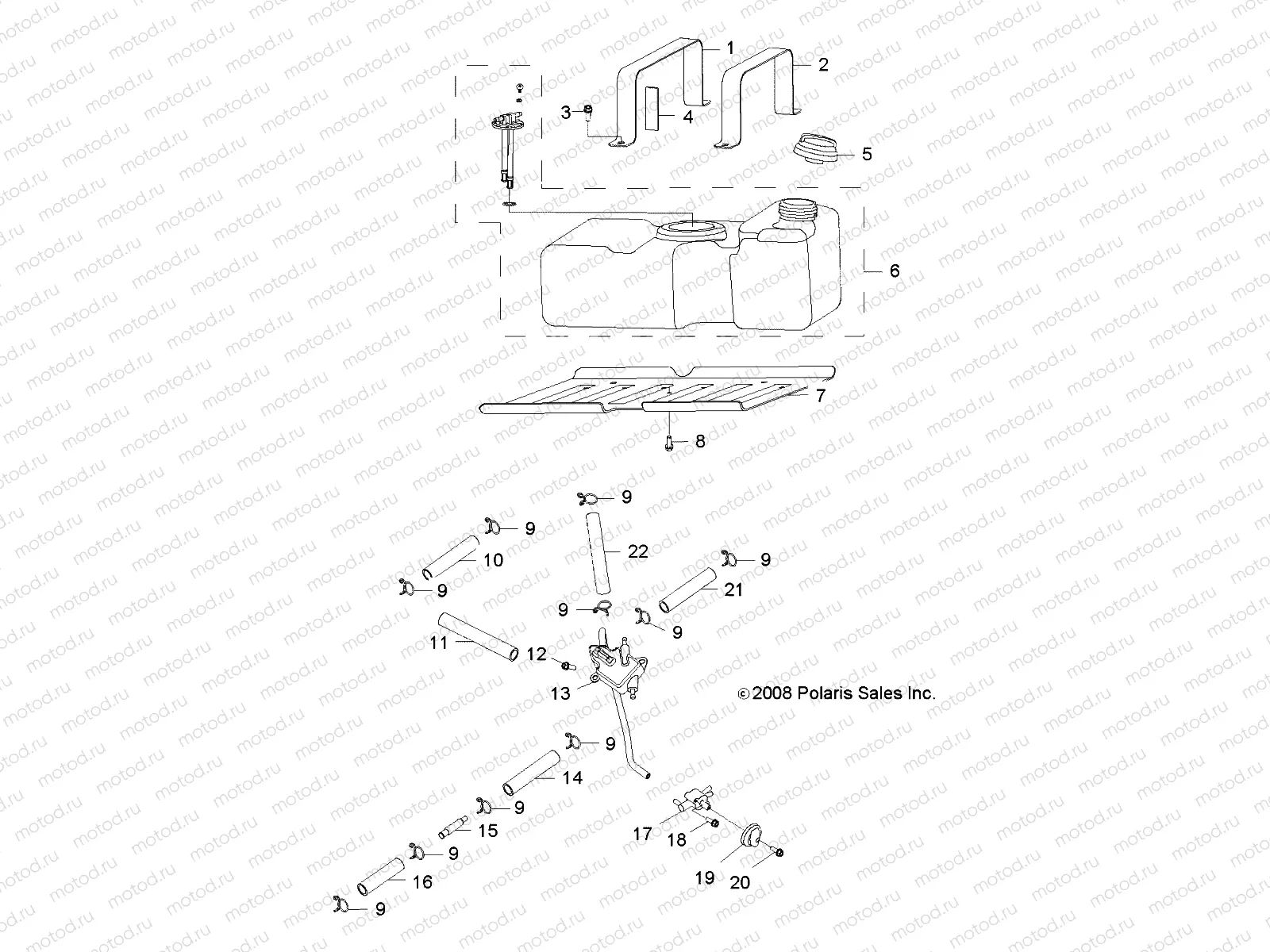 ENGINE | ENGINE, FUEL SYSTEM - R11VA17AA (49RGRFUEL09RZR170)