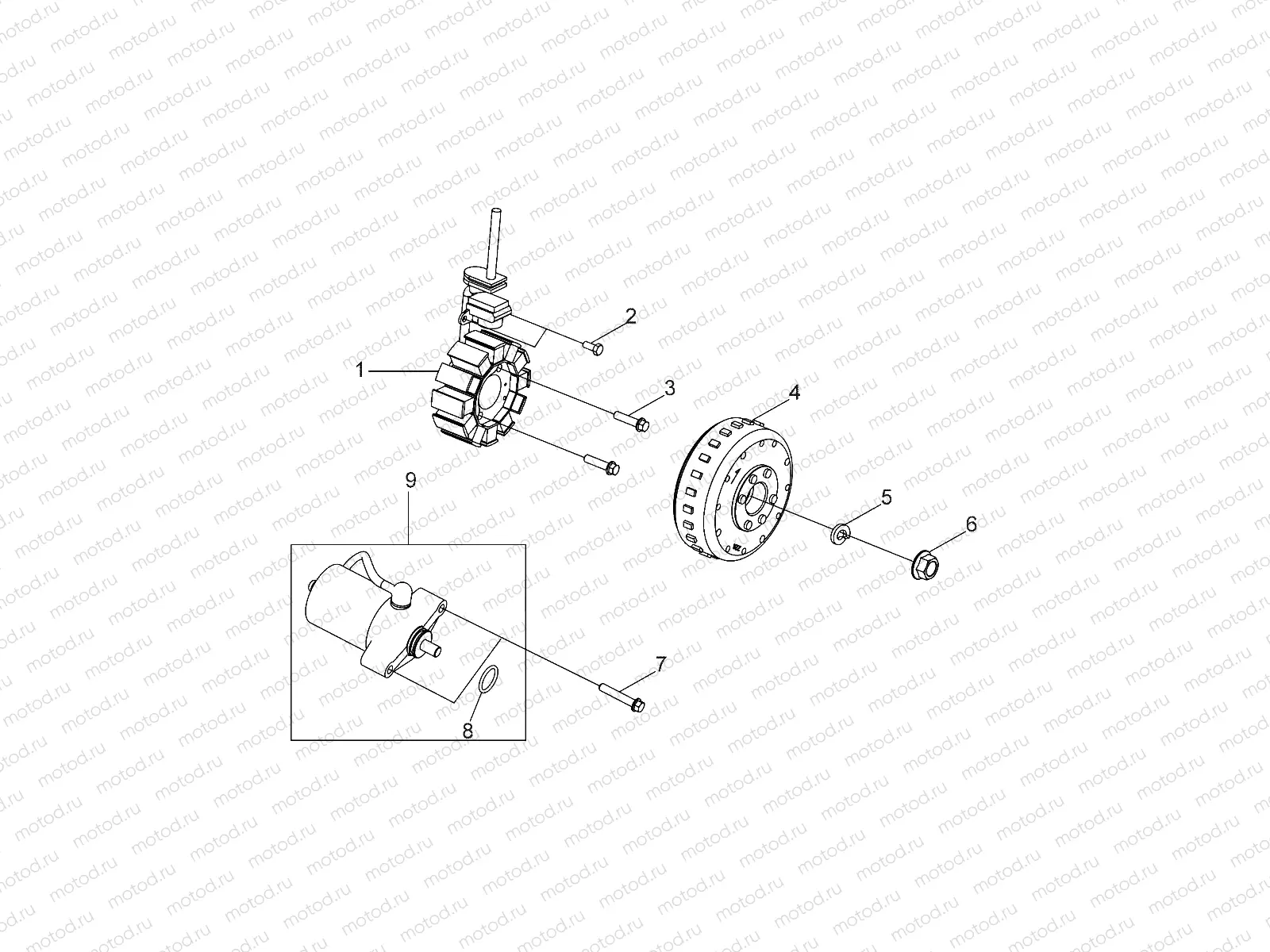 ENGINE | ENGINE, GENERATOR and STARTING MOTOR - A23YAK11B6/B7/N6/N7 (A00042)