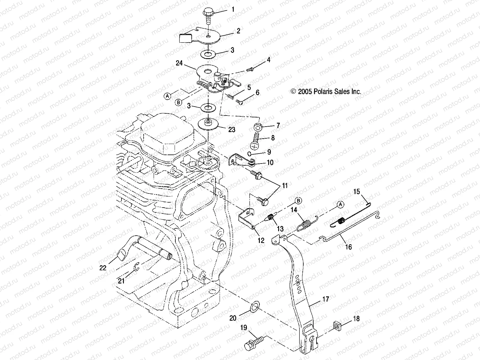 ENGINE | ENGINE, GOVERNOR - S22WAA1ASA/1AEA (4997579757B06)