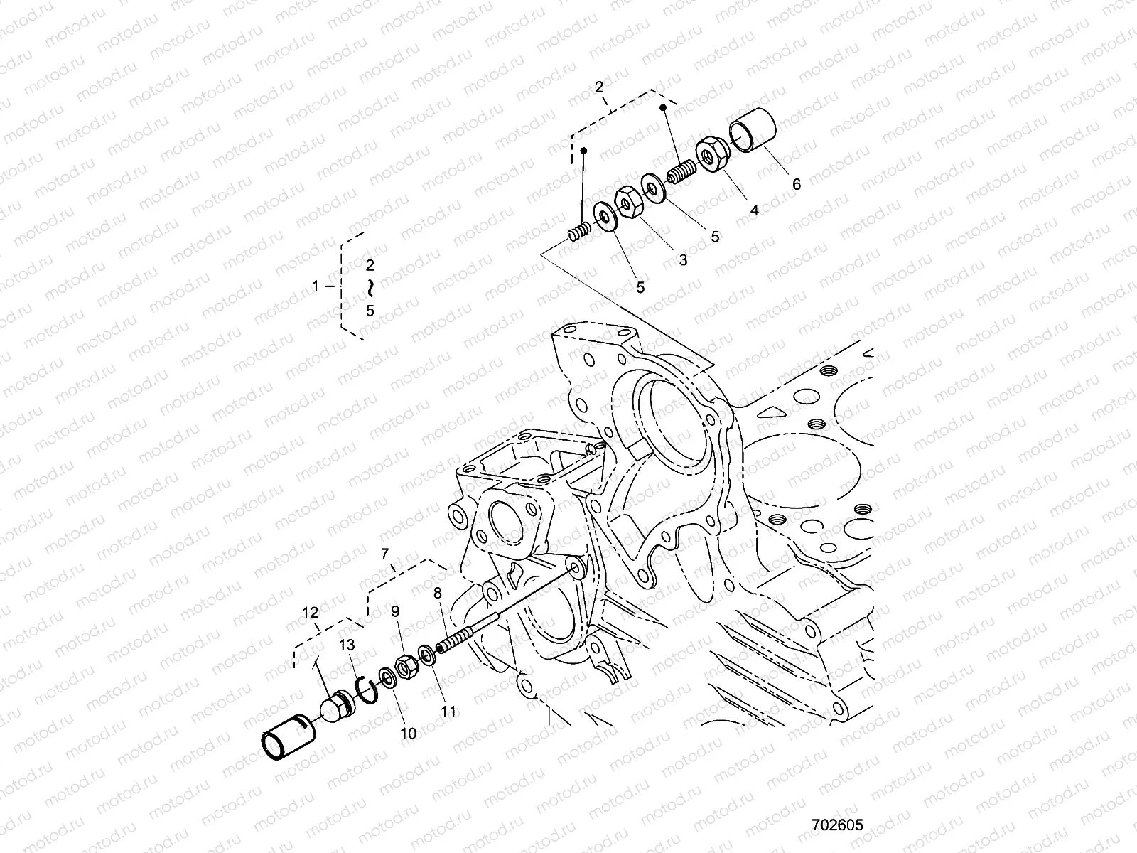 ENGINE | ENGINE, IDLE APPARATUS - R23RRED4FA/DA/SD4CA/CK (702605)