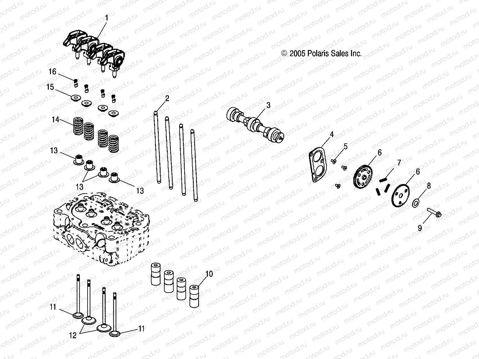 ENGINE | ENGINE, INTAKE and EXHAUST - A05MH68AK/AN/AD (4999200179920017D11)