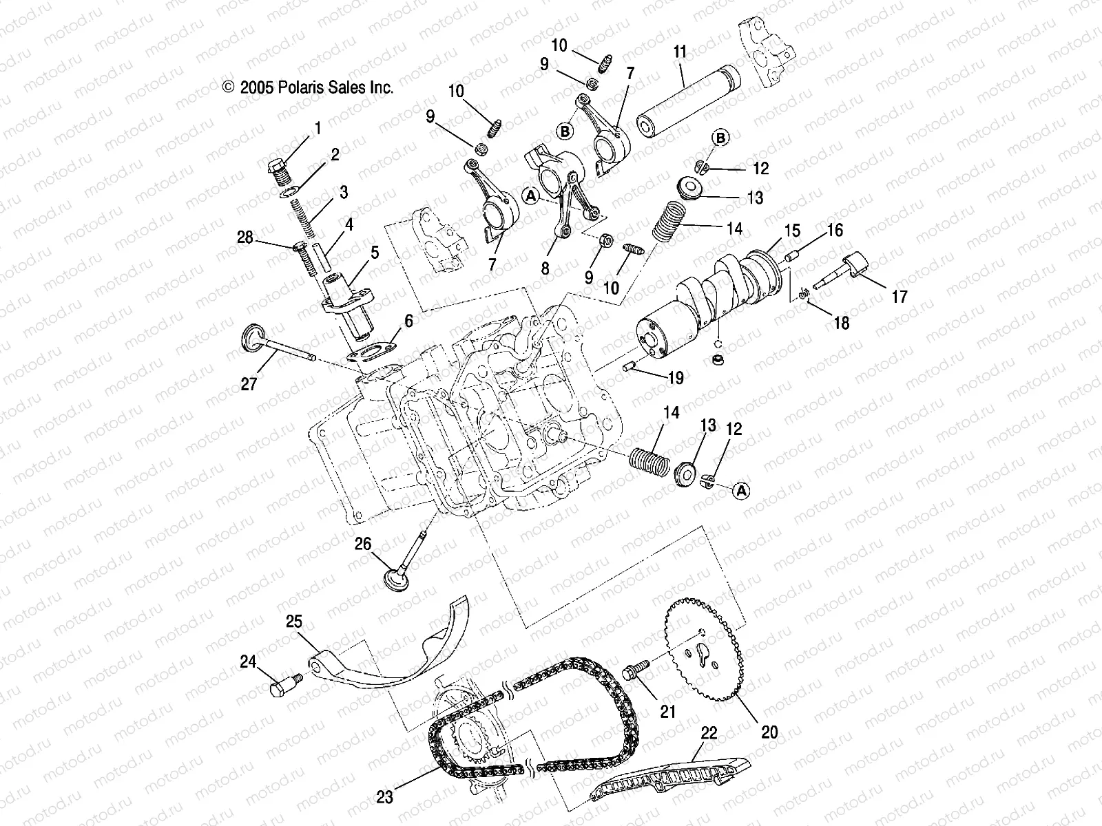 ENGINE | ENGINE, INTAKE and EXHAUST - A07BG50AA/FA (4999201549920154D03)