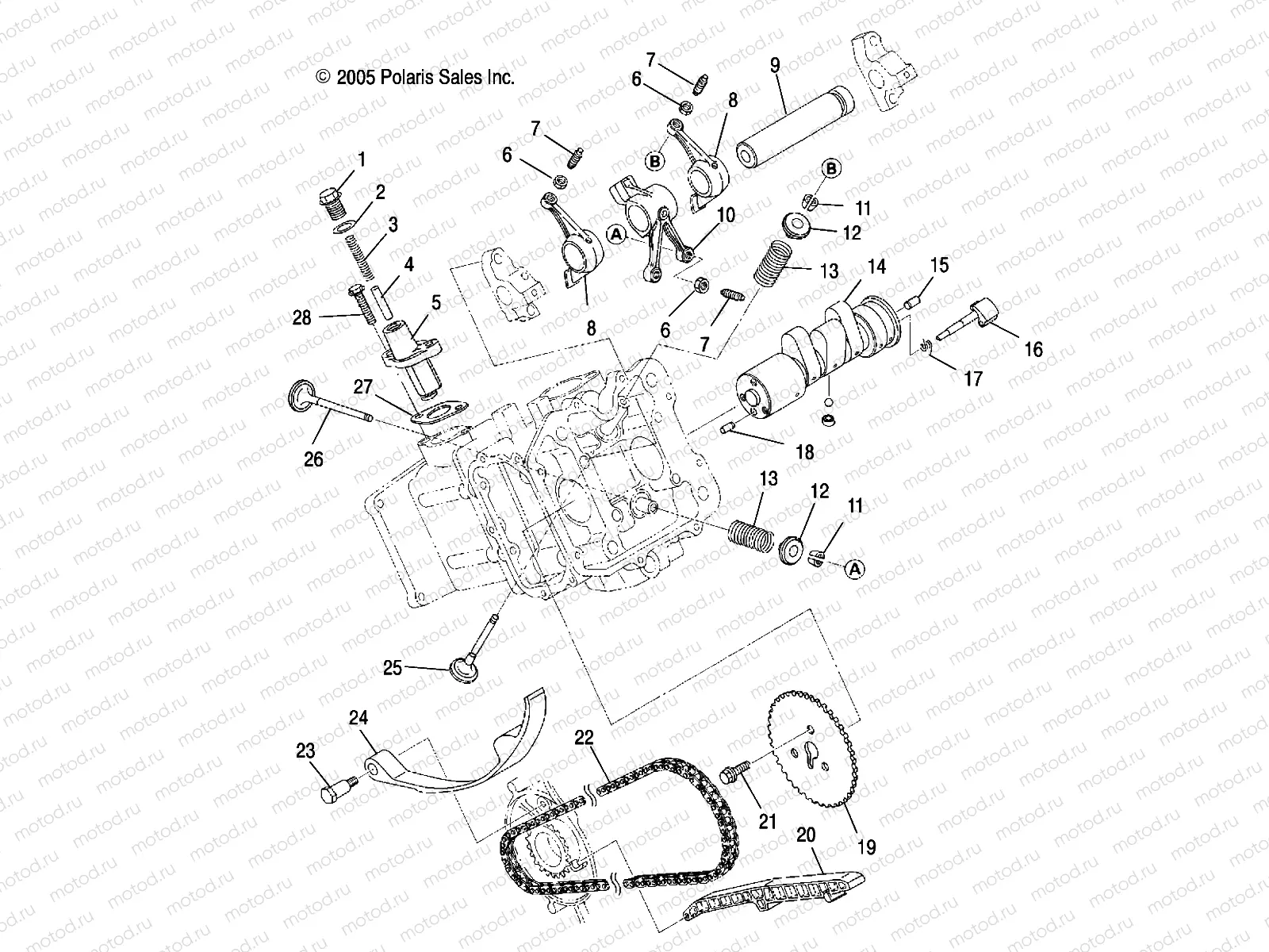 ENGINE | ENGINE, INTAKE and EXHAUST - A07TH50EA (4999200139920013D09)