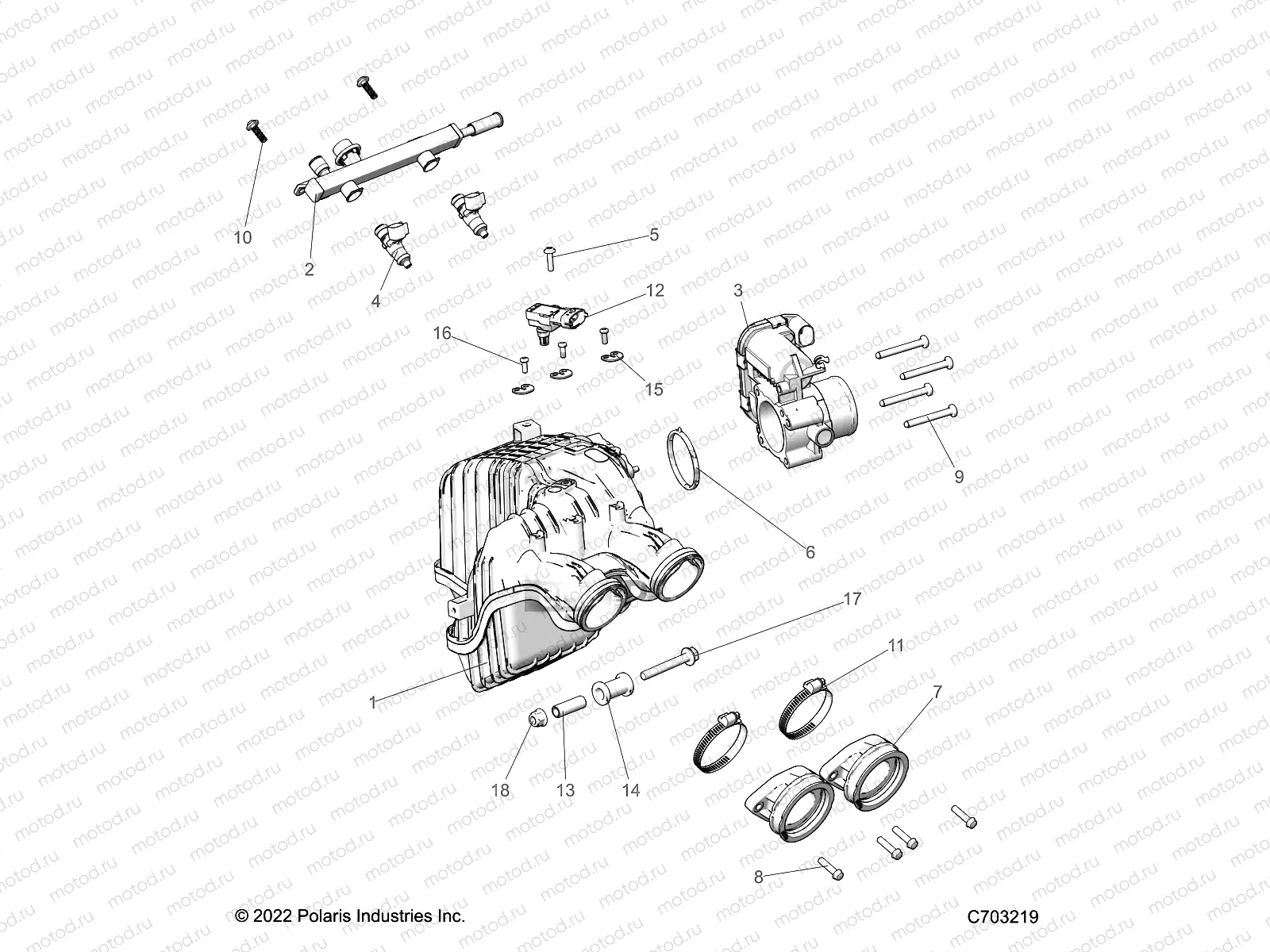 ENGINE | ENGINE, INTAKE and THROTTLE BODY - Z23ASE99A4/B4/K99A4(C703219)