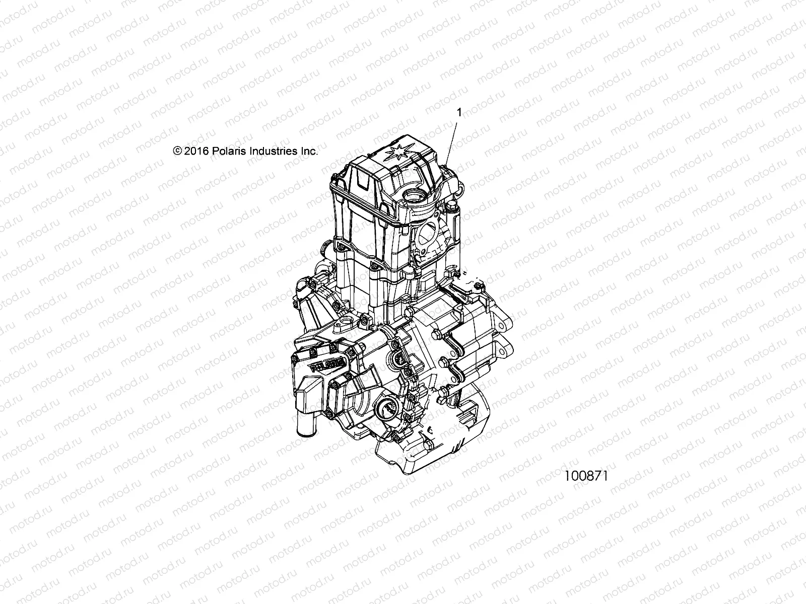 ENGINE | ENGINE, LONG BLOCK - A17SEA50A1/A5/SEE50A1/SEG50A4