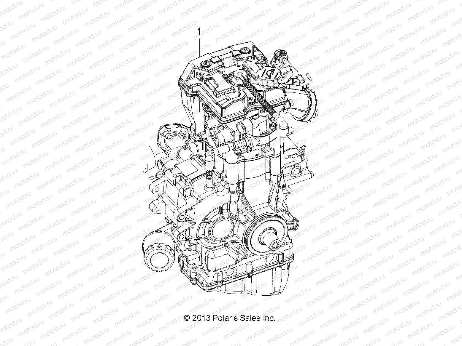 ENGINE | ENGINE, LONG BLOCK - A20SEF57C1/S57C1/C2/C5/C9/CK/CY/F1/F2 (49ATVLB14SP570)