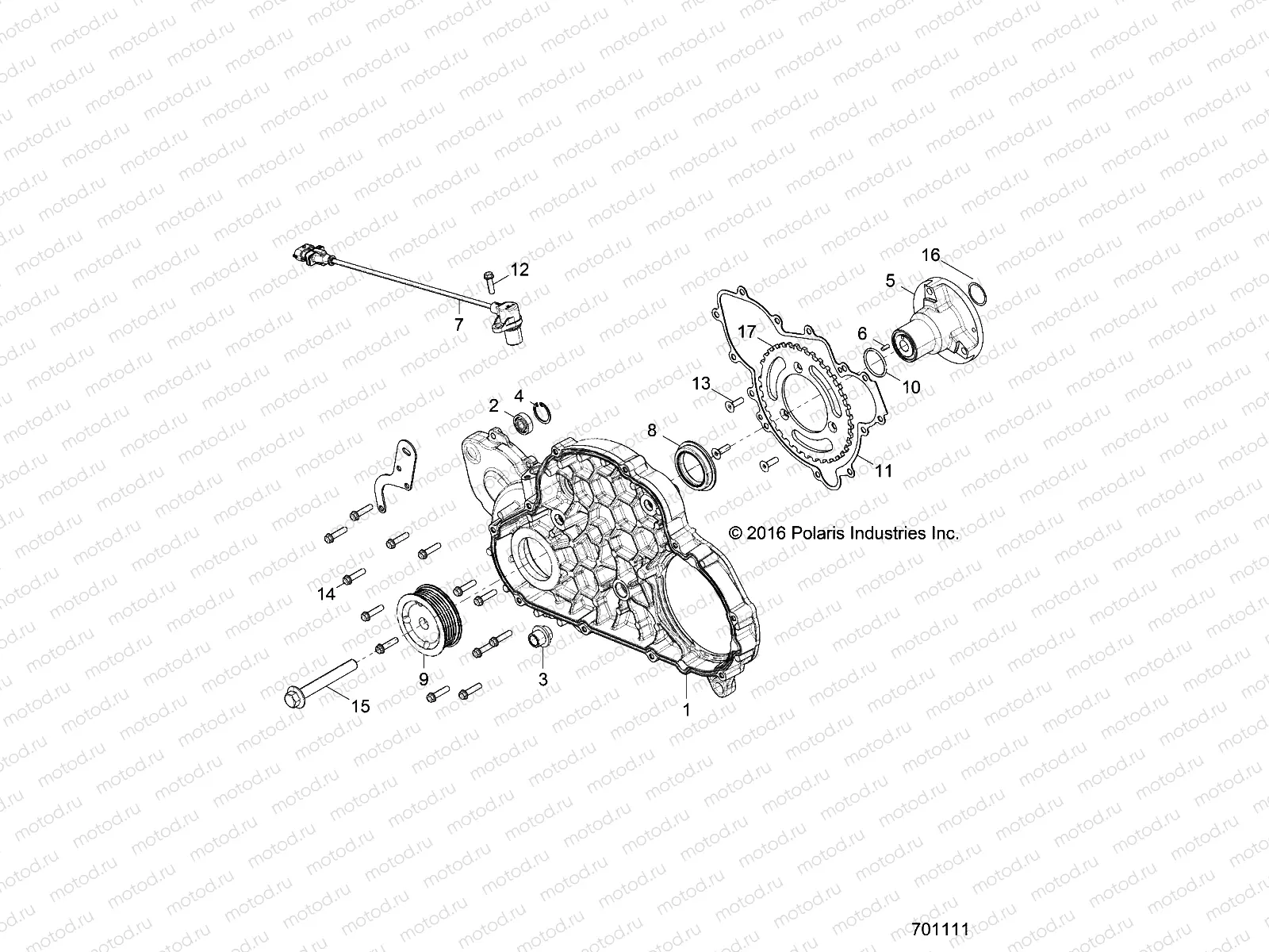 ENGINE | ENGINE, MAG COVER MOUNT - R17RVU99AV/BV (701111)