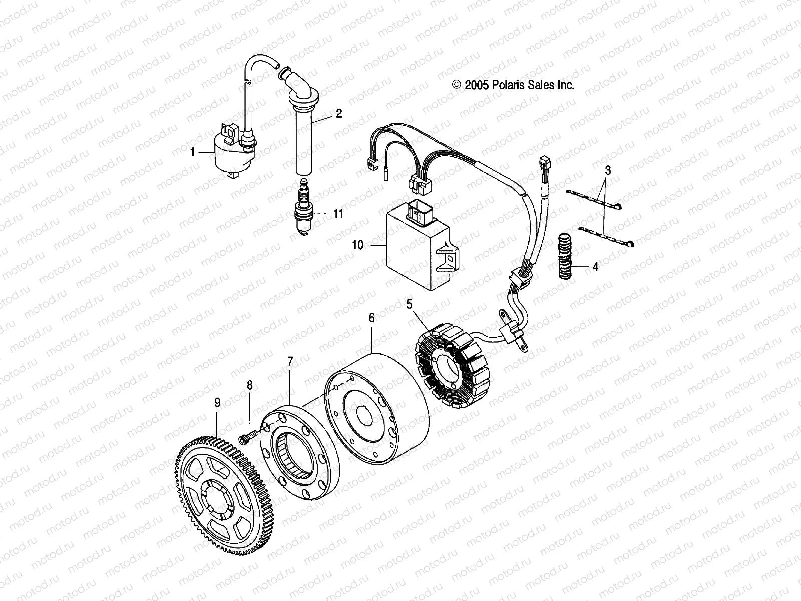 ENGINE | ENGINE, MAGNETO - A07GP50AA/AB (4999201899920189D01)