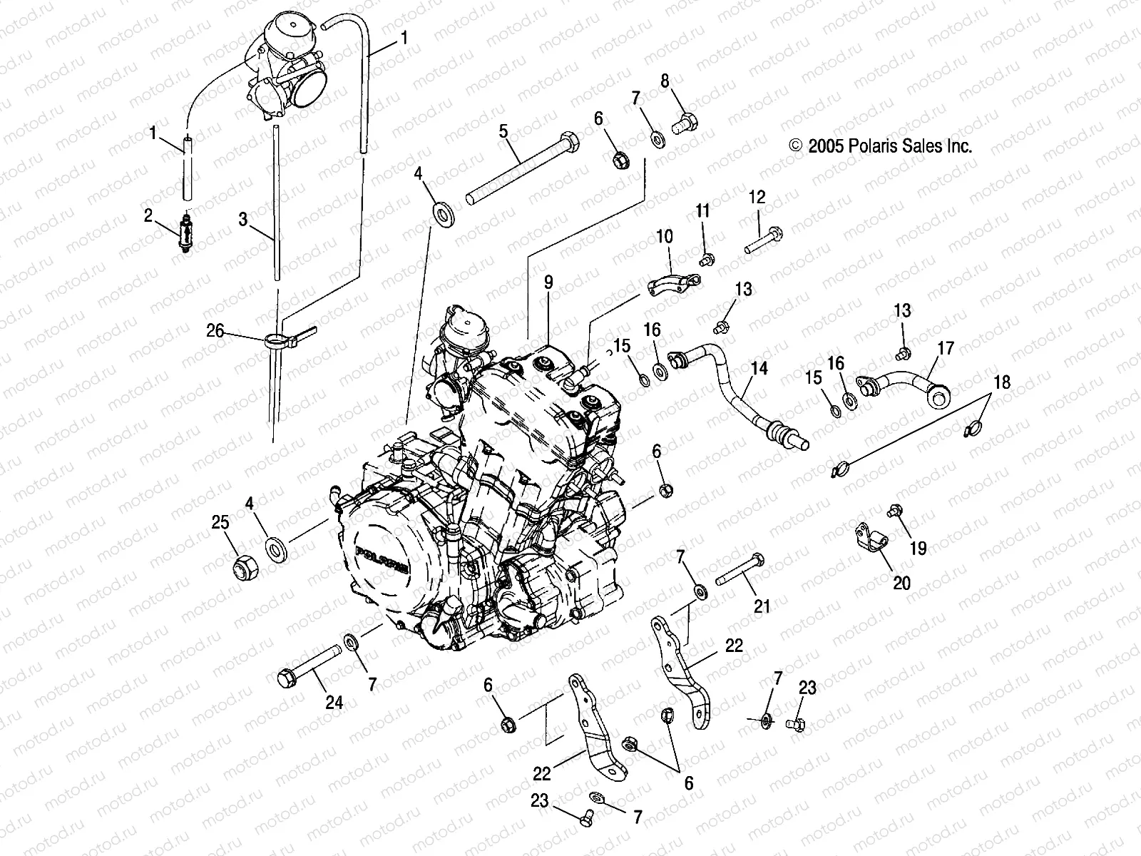 ENGINE | ENGINE, MOUNTING - A07GJ50AA/AB/AC (4999201849920184A12)