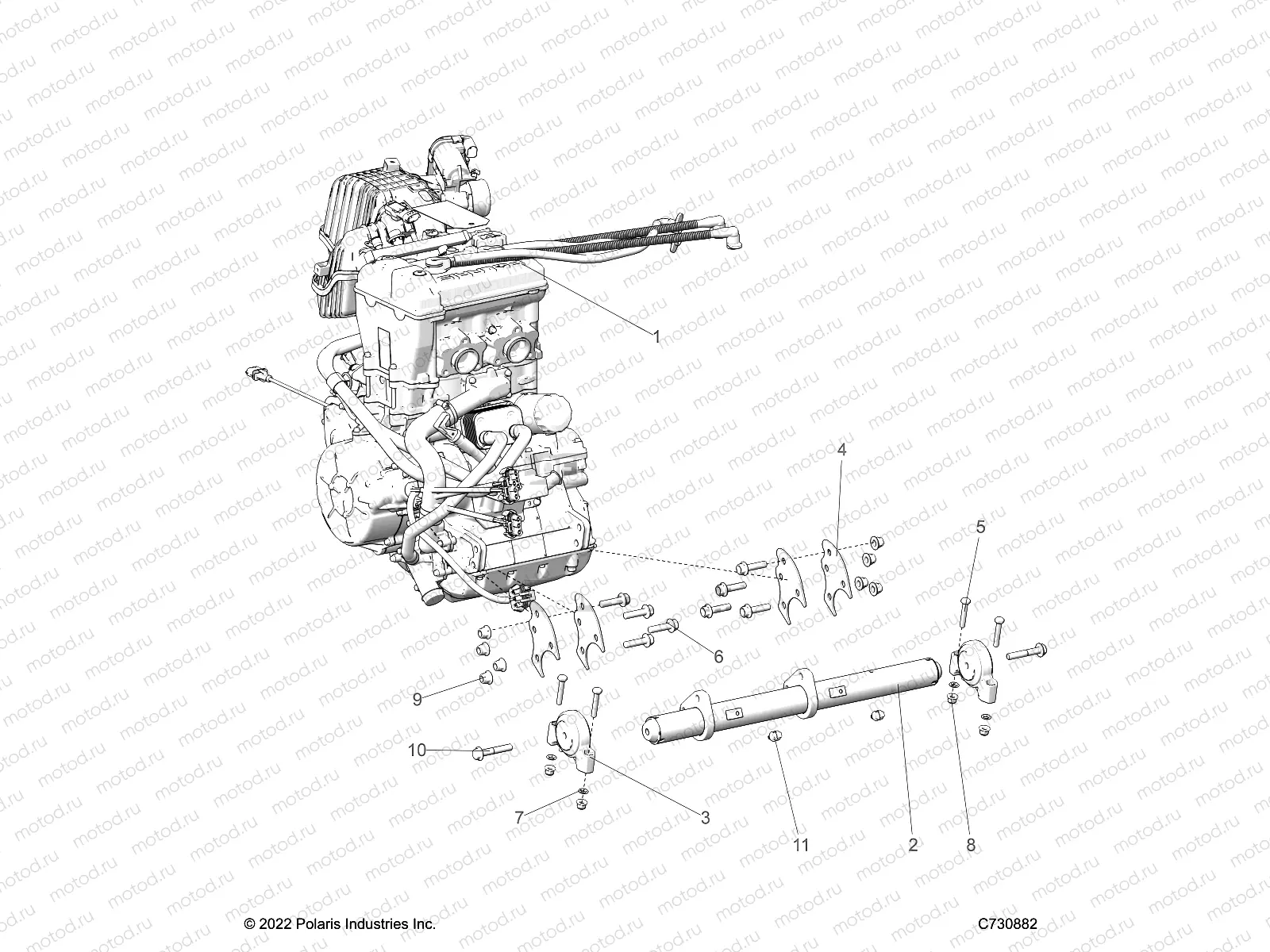 ENGINE | ENGINE, MOUNTING - R23RSE99A9/B9/AJ/BJ/AK/BK/AX/BX (C700726)