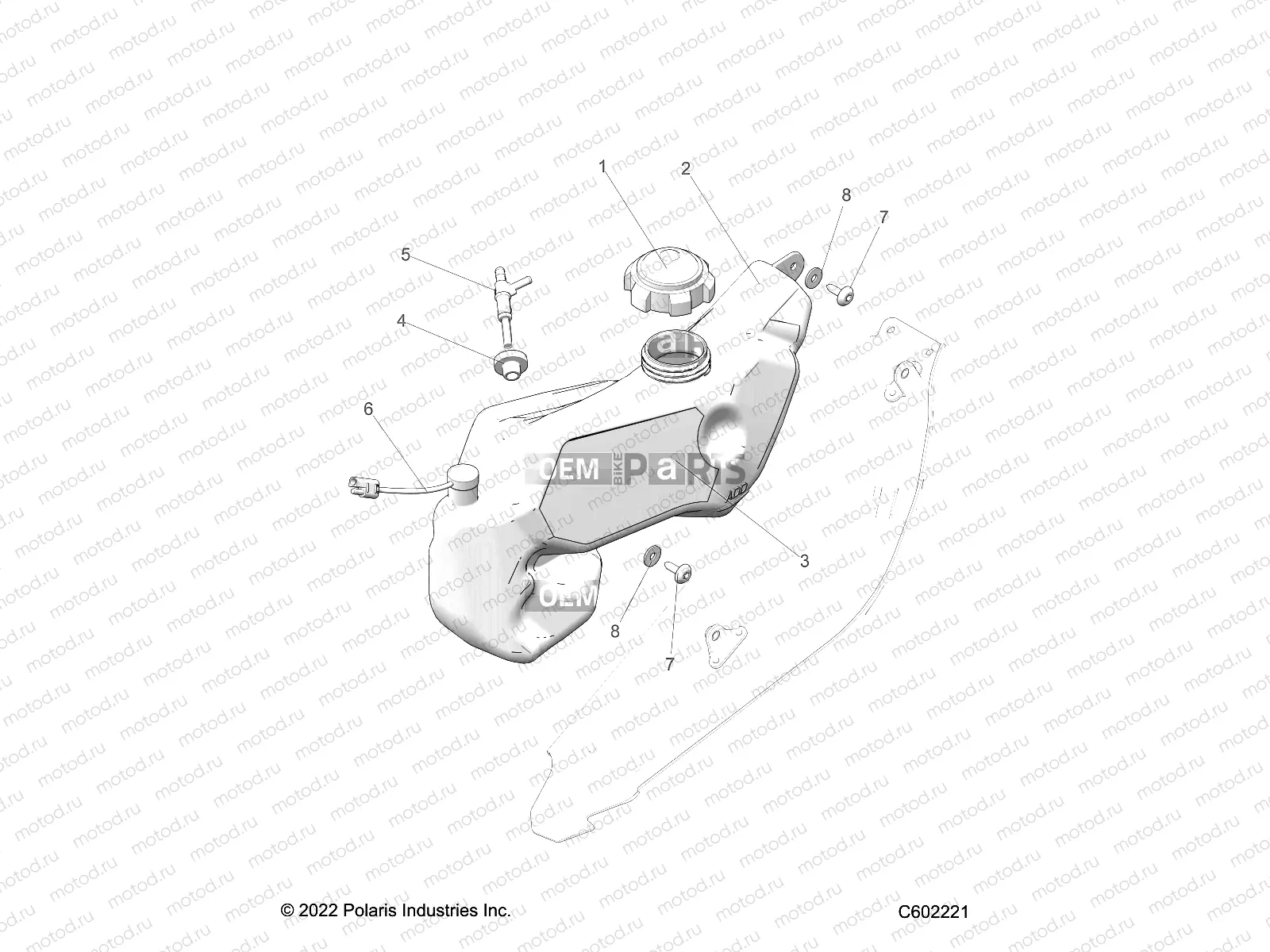 ENGINE | ENGINE, OIL BOTTLE ASM. - S23TGW8MS/TGM8MS (C602221)