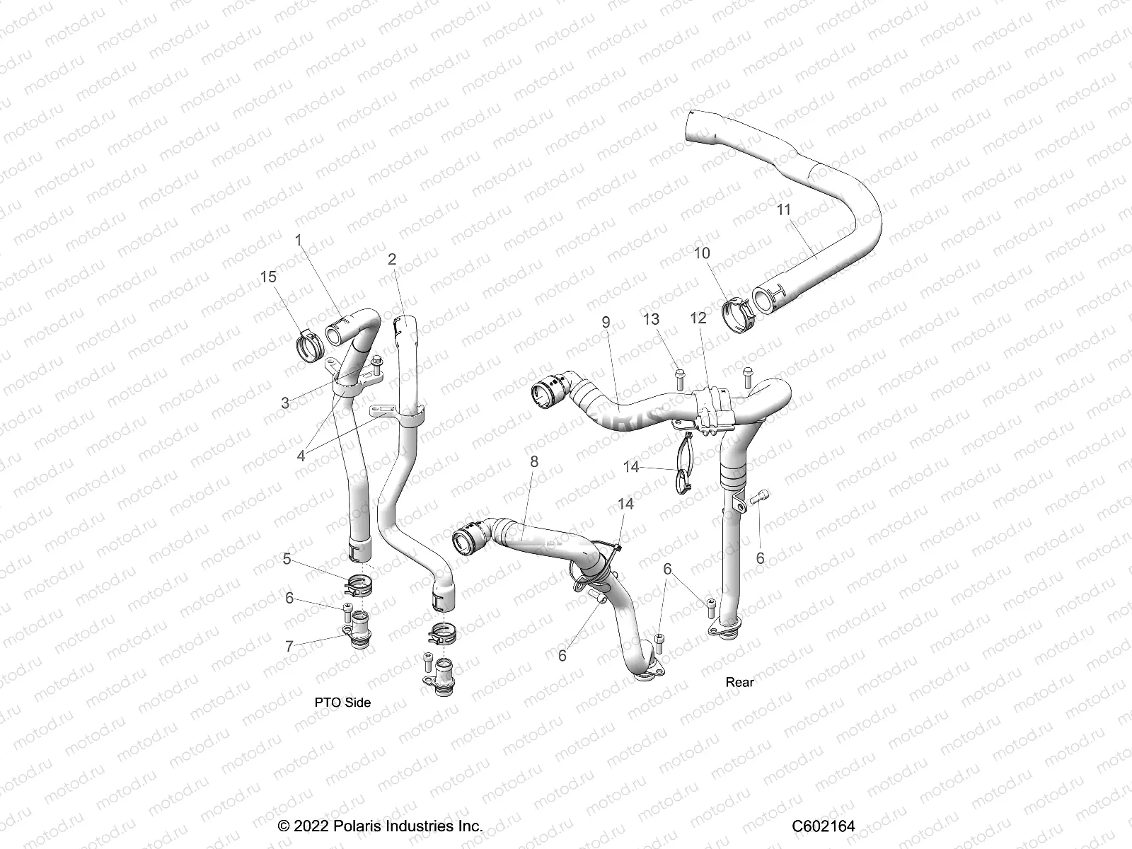 ENGINE | ENGINE, OIL COOLING HOSES - S23FJE9FS/9FE ALL OPTIONS (C602164)