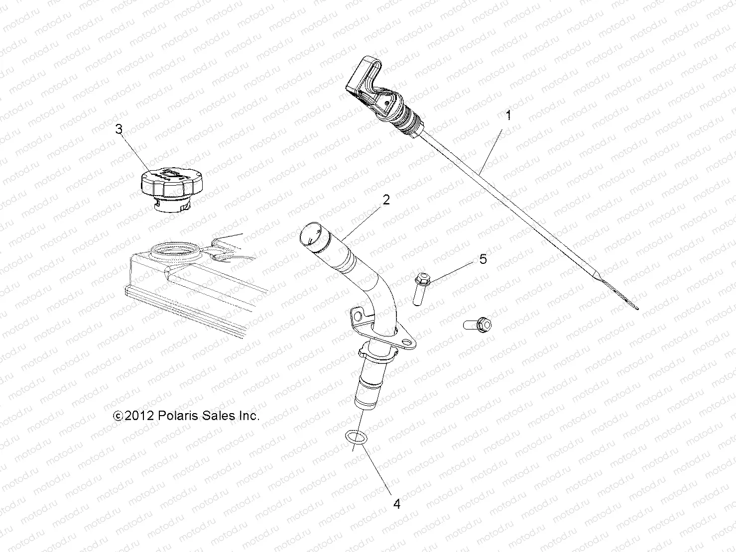 ENGINE | ENGINE, OIL DIPSTICK - R13UH88/UH9E ALL OPTIONS (49RGRDIPSTICK13900XP)