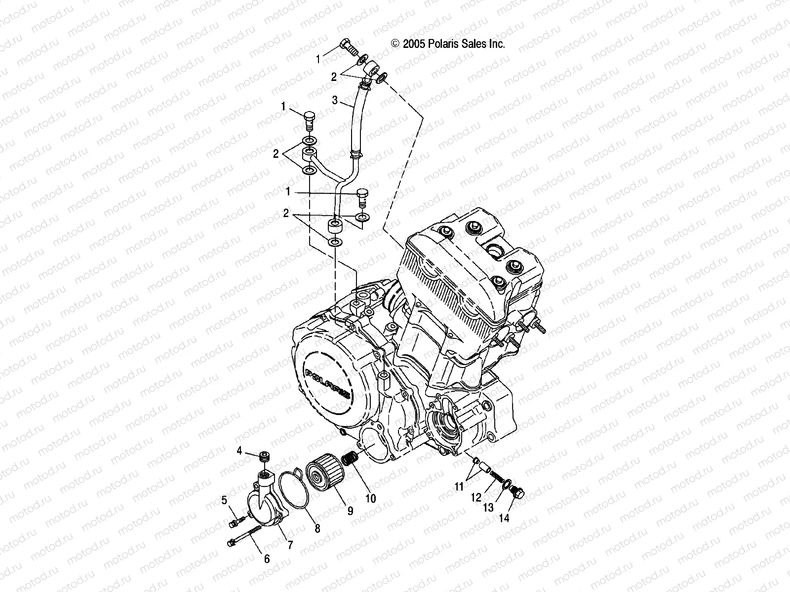 ENGINE | ENGINE, OIL FILTER - A07GP50AA/AB (4999201899920189C14)