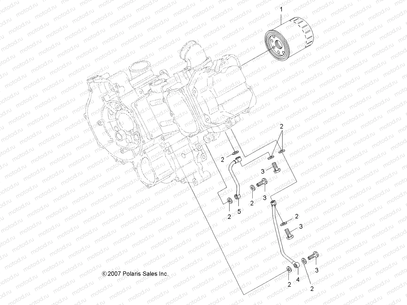 ENGINE | ENGINE, OIL FILTER - A09LH46AQ/AX/AZ (49ATVOILFILTER08SP400)