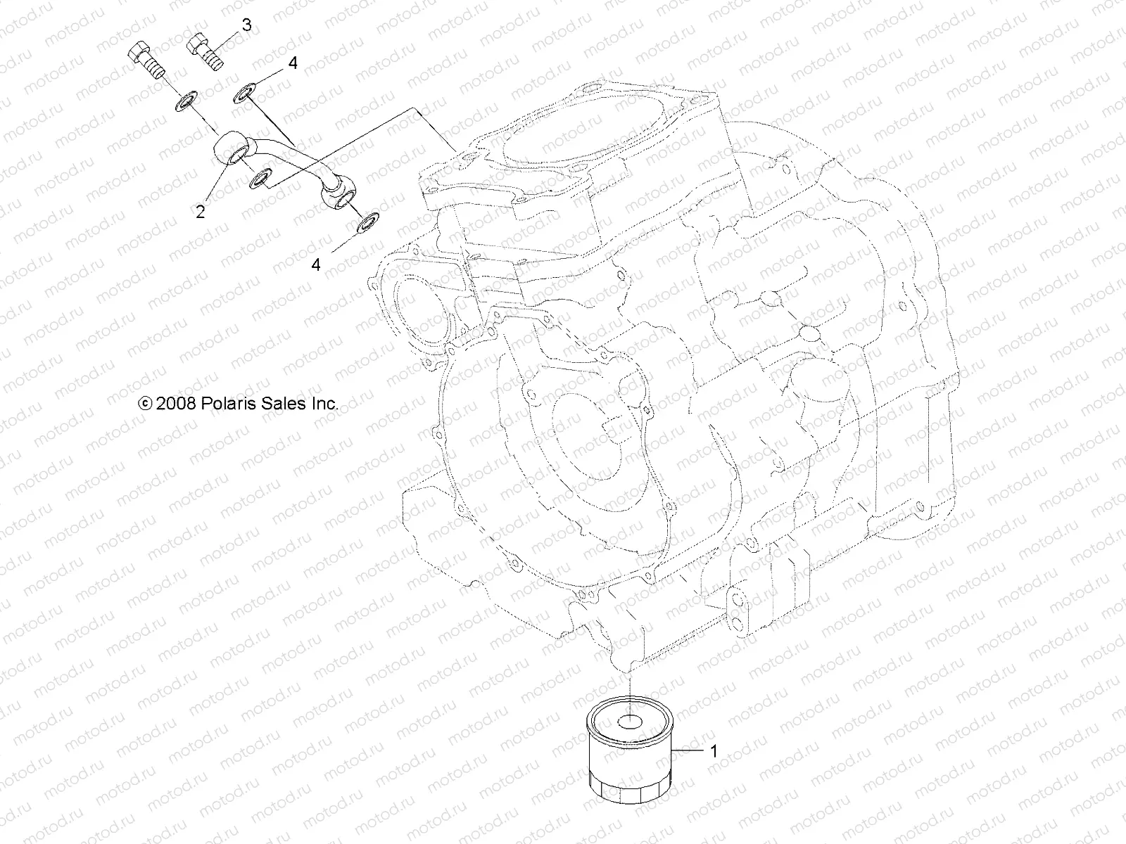 ENGINE | ENGINE, OIL FILTER - A12DN5EAF/EAR (49ATVOILFILTER09SPXP550)