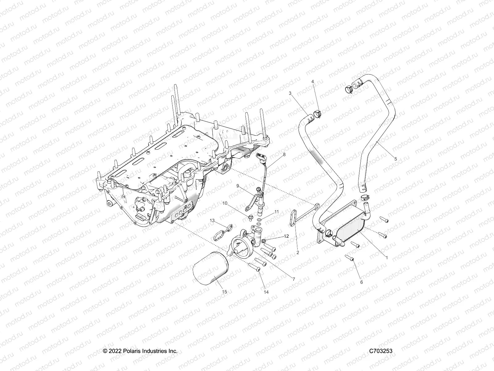 ENGINE | ENGINE, OIL FILTER, OIL COOLER AND RELATED - Z23RMC2KAJ/BJ (C703253)