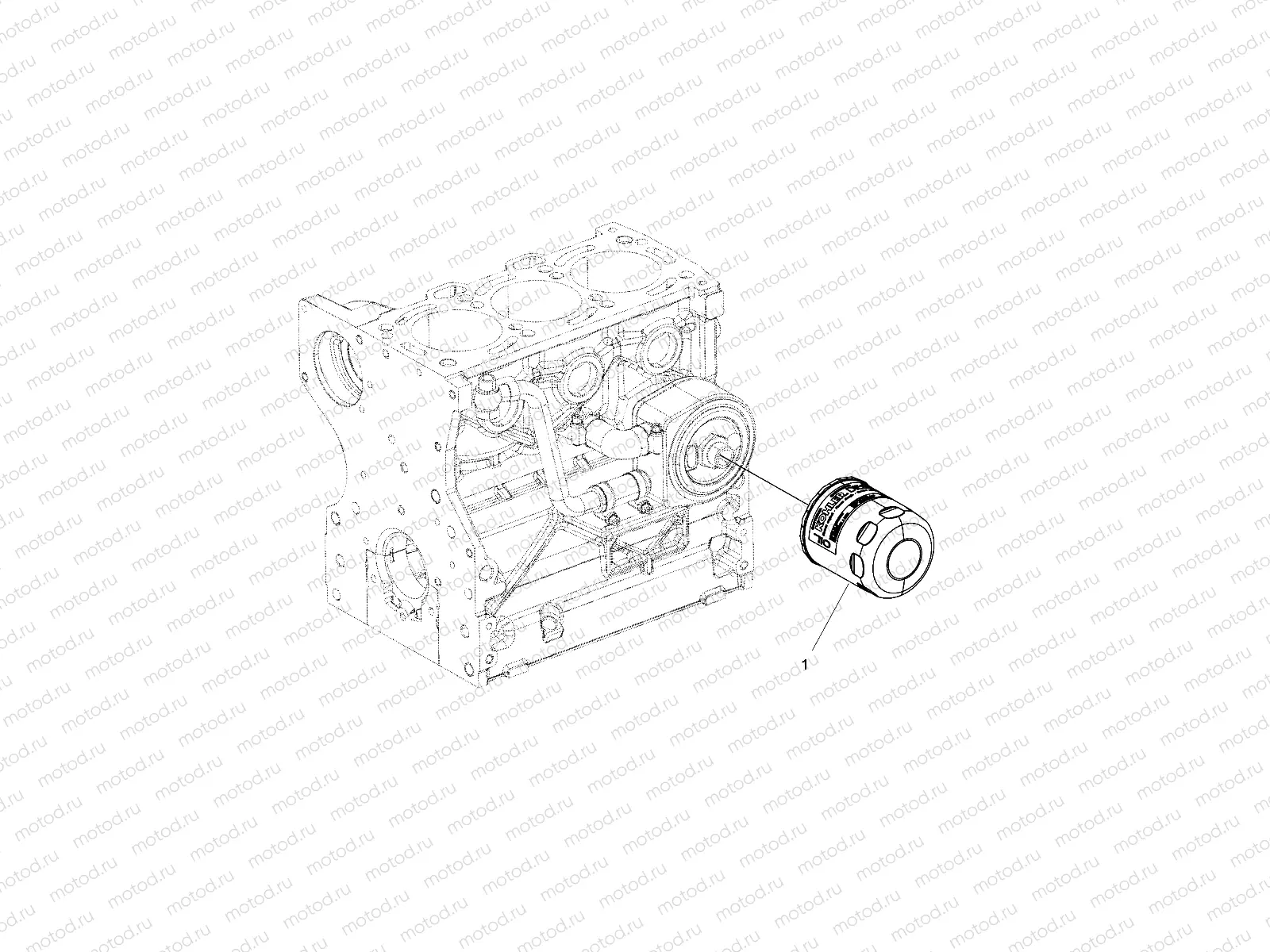 ENGINE | ENGINE, OIL FILTER - R17RVAD1A1 (49RGRFILTER15DSL)