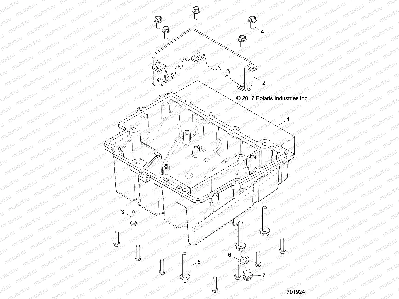 ENGINE | ENGINE, OIL PAN - Z18VDS92CF/CU (701924)