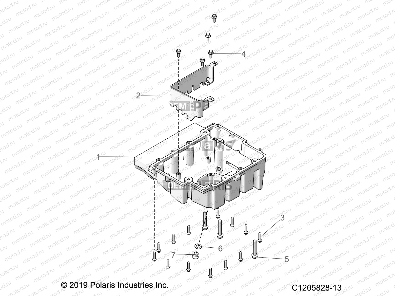 ENGINE | ENGINE, OIL PAN - Z22M4C92AS/BS/Z92AS/BS (C1205828-13)