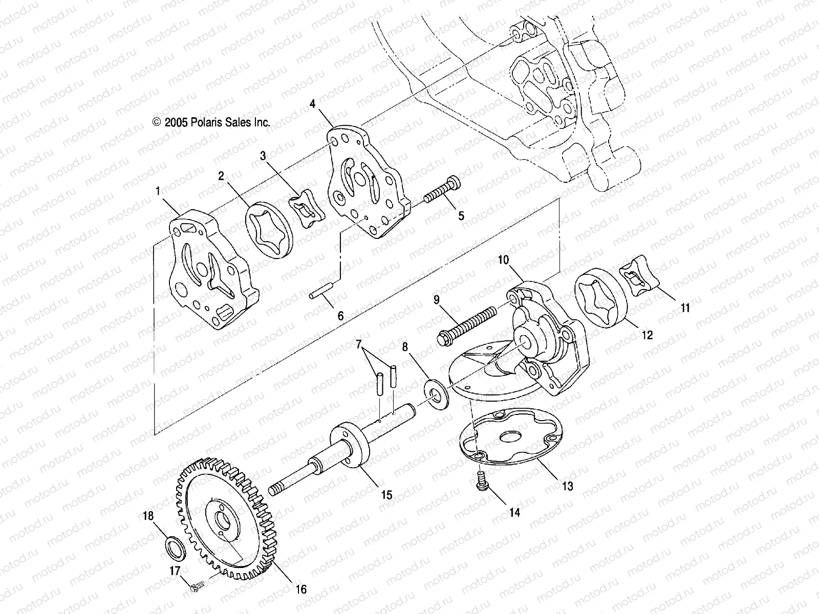 ENGINE | ENGINE, OIL PUMP - A07BG50AA/FA (4999201549920154D06)