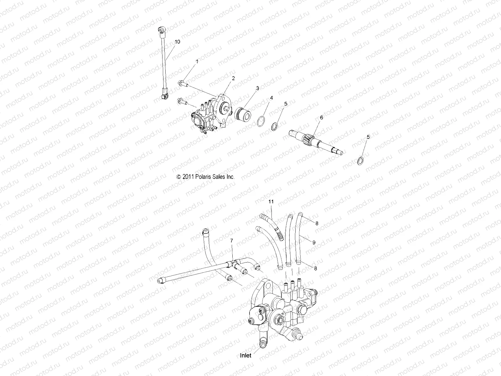 ENGINE | ENGINE, OIL PUMP and LINES - S20CBA6GSL (49SNOWOILPUMP12PR)