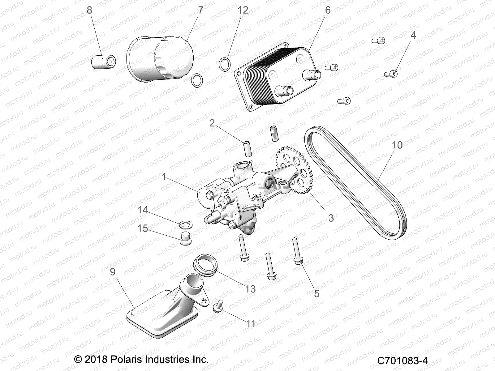 ENGINE | ENGINE, OIL PUMP and OIL COOLER - Z22ASE99A5/B5(C701083-4)